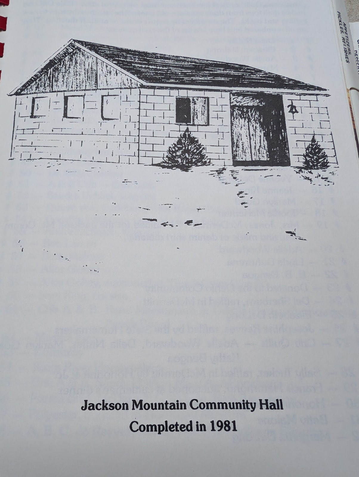 1988 Partyline Cookbook 260 Pages Spiral Paperback Vintage Jackson Mountain