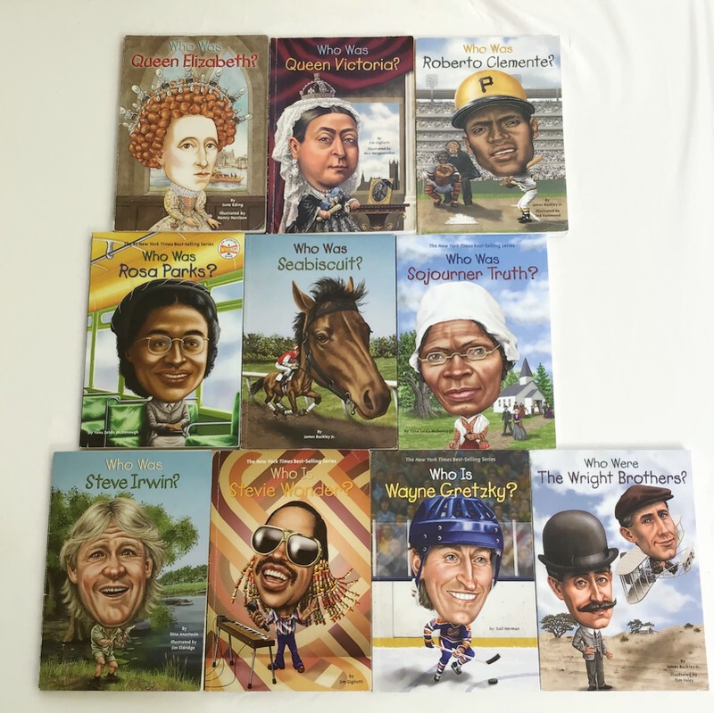 Who Was? What Is? Where Is? Book Lot 47 History Biography Paperbacks No Repeats