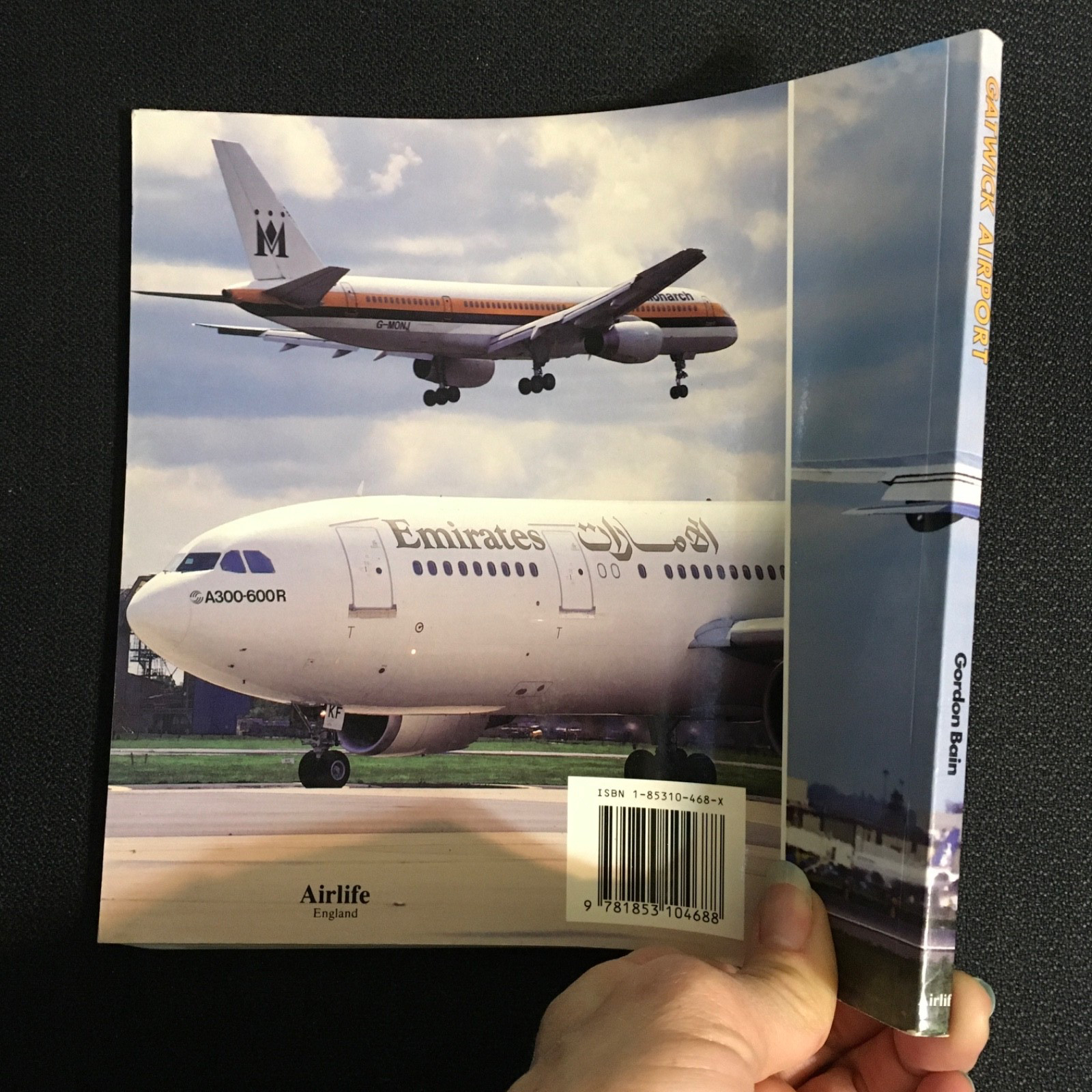 GATWICK AIRPORT Illustrated Commercial Aviation Aircraft History Gordon Bain VG