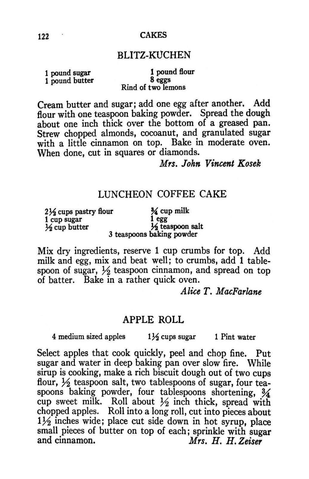 “1925” Wyoming Valley Woman’s Club Vintage Cook Book 177 Pages