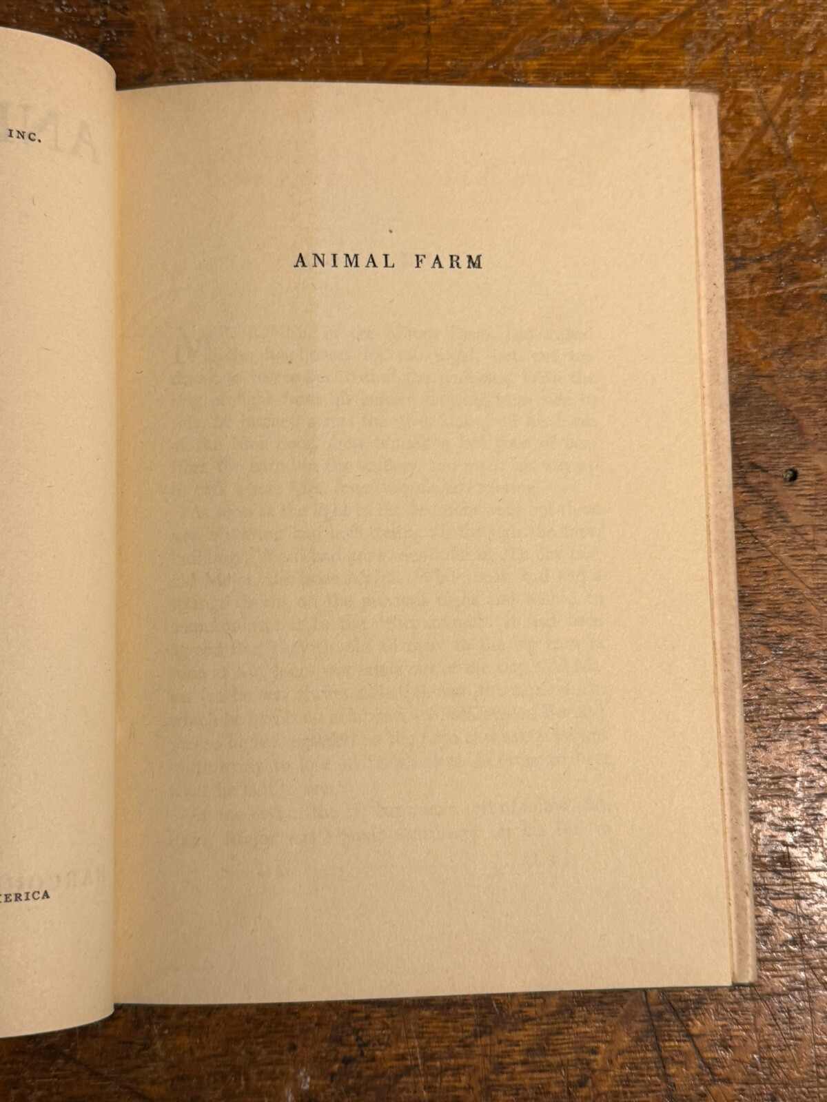 Animal Farm by George Orwell 1946 Hard Cover Dust Jacket Harcourt, Brace and Co.