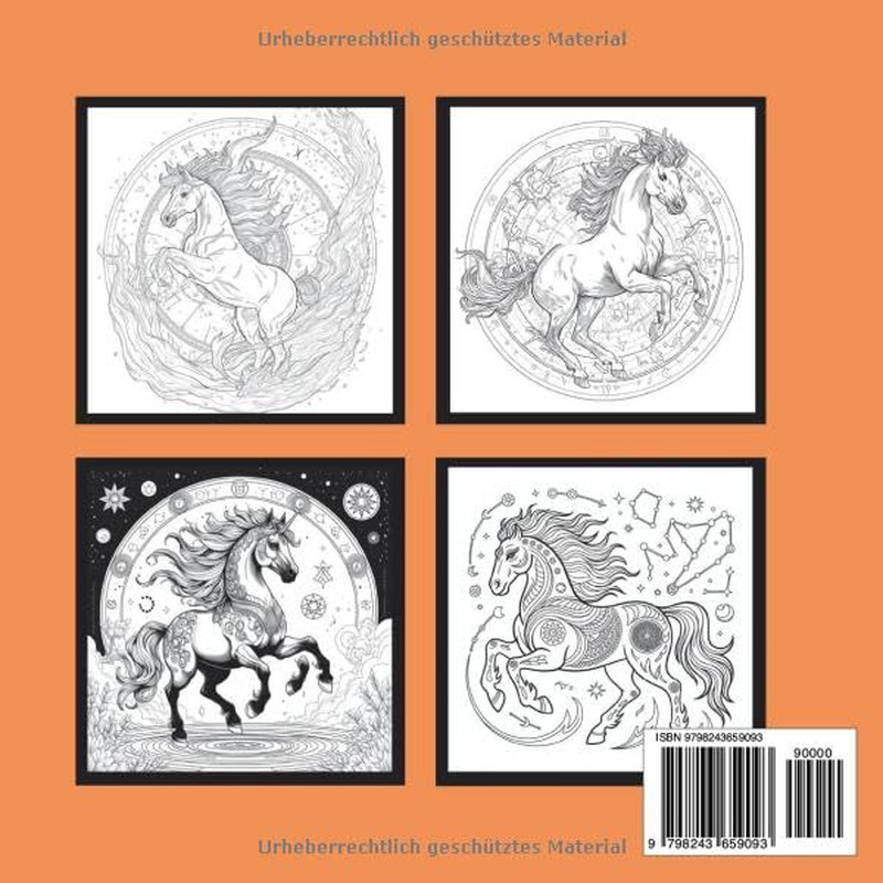 Year of the Fire Horse Coloring Book: An Adult Coloring Book with 50 + 5 Unique