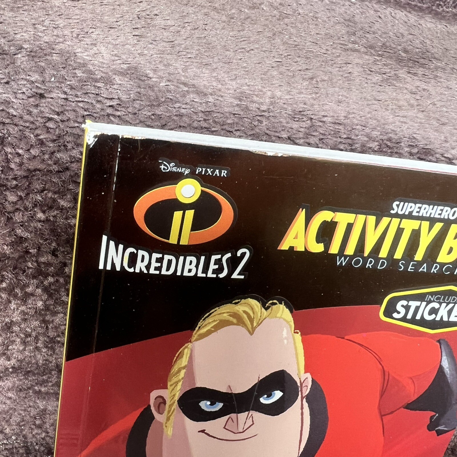 Incredibles 2 Superhero Activity Book Includes Stickers Pixar Disney Unused