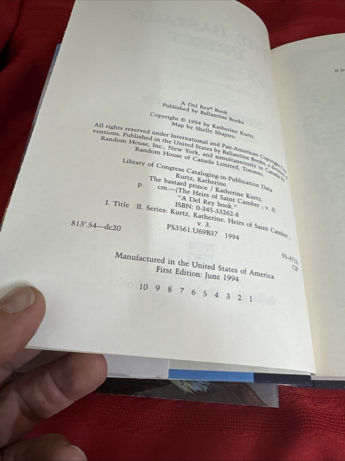 Katherine Kurtz 1st Ed/1st Prt HCDJ Vol I-III Heirs of Saint Camber Series Books