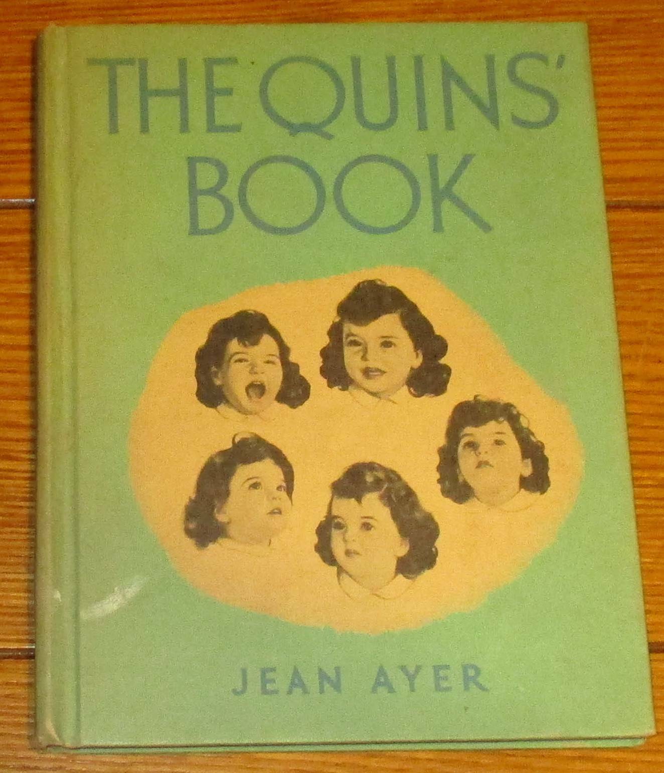 The Quins’ Book SIGNED by Jean Ayer 1937 114 Pages H/C Photograph Book RARE!!
