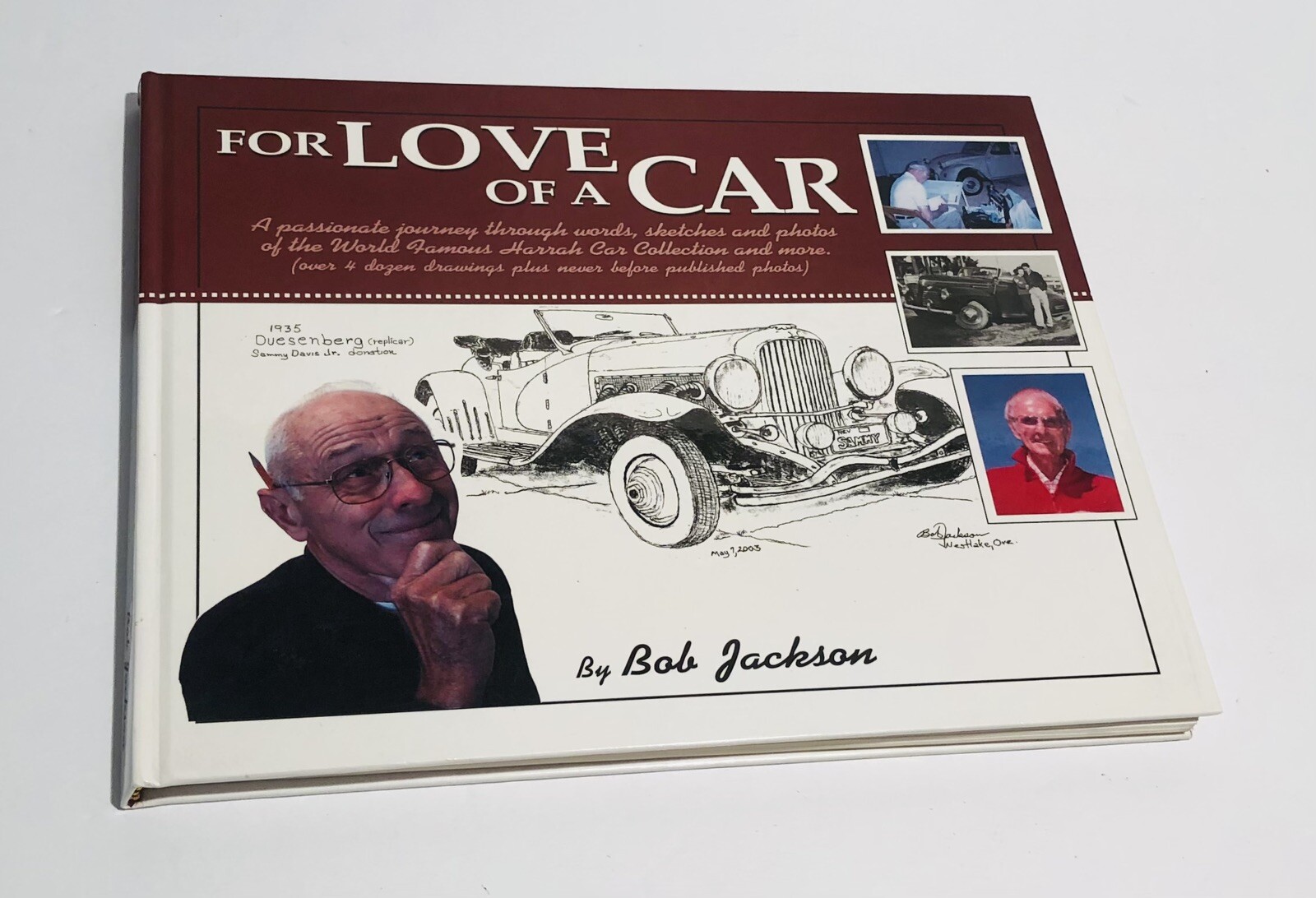 FOR LOVE OF A CAR By Bob Jackson Hardcover Book 2005