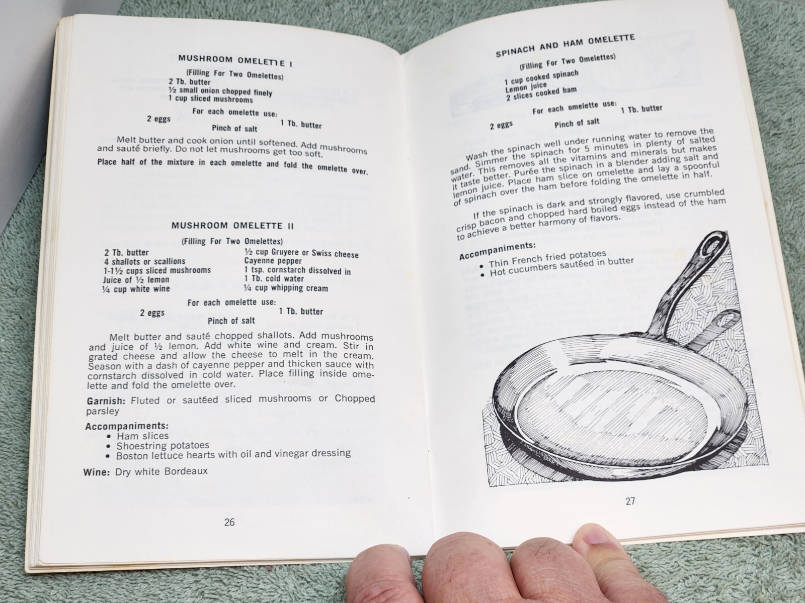 Omelette Originals Cookbook Irena Chalmers Bob Penny 1977 Potpourri Press