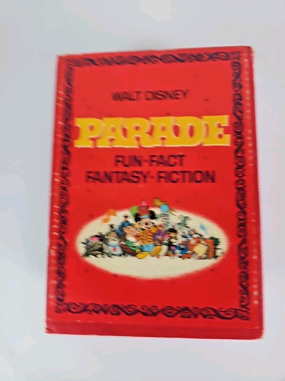 Walt Disney Parade 4 Book w/Slipcase 1970 Fun Fantasy Fact Fiction Golden Press