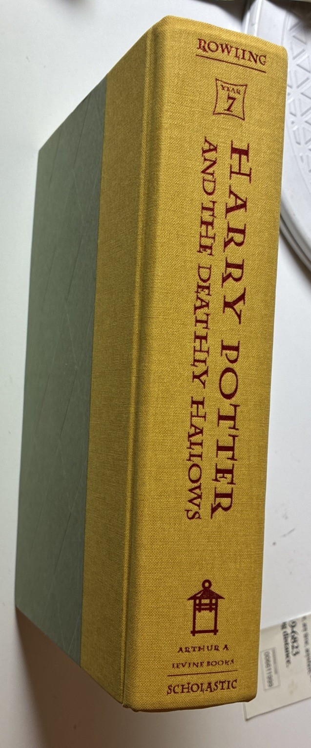 Harry Potter Book 7 VERY RARE Hardcover 1st Ed. 759 Pages Error EX/NM (23D)