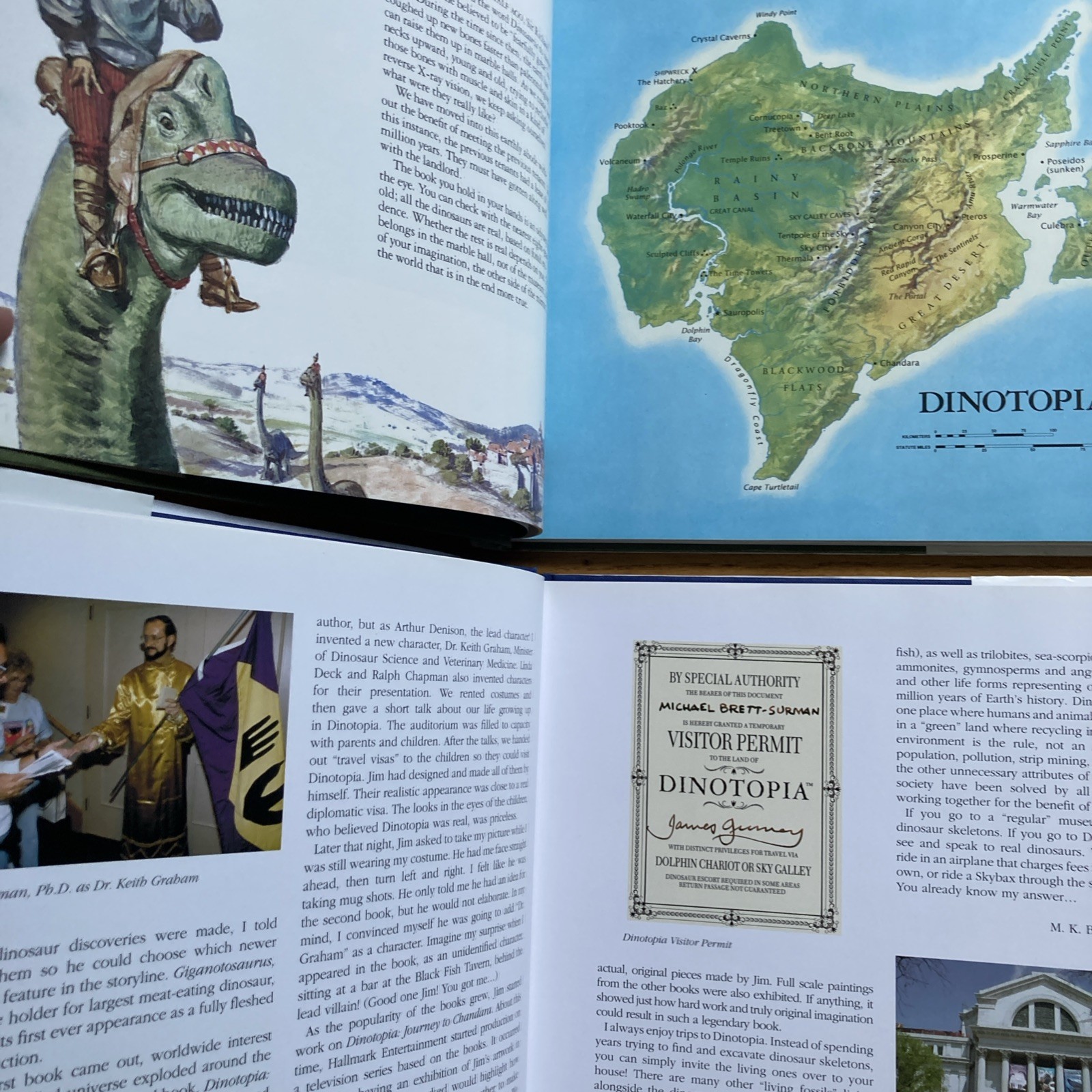 Dinotopia James Gurney The World Beneath 20th Anniversary Illustrated Lot HB/DJ