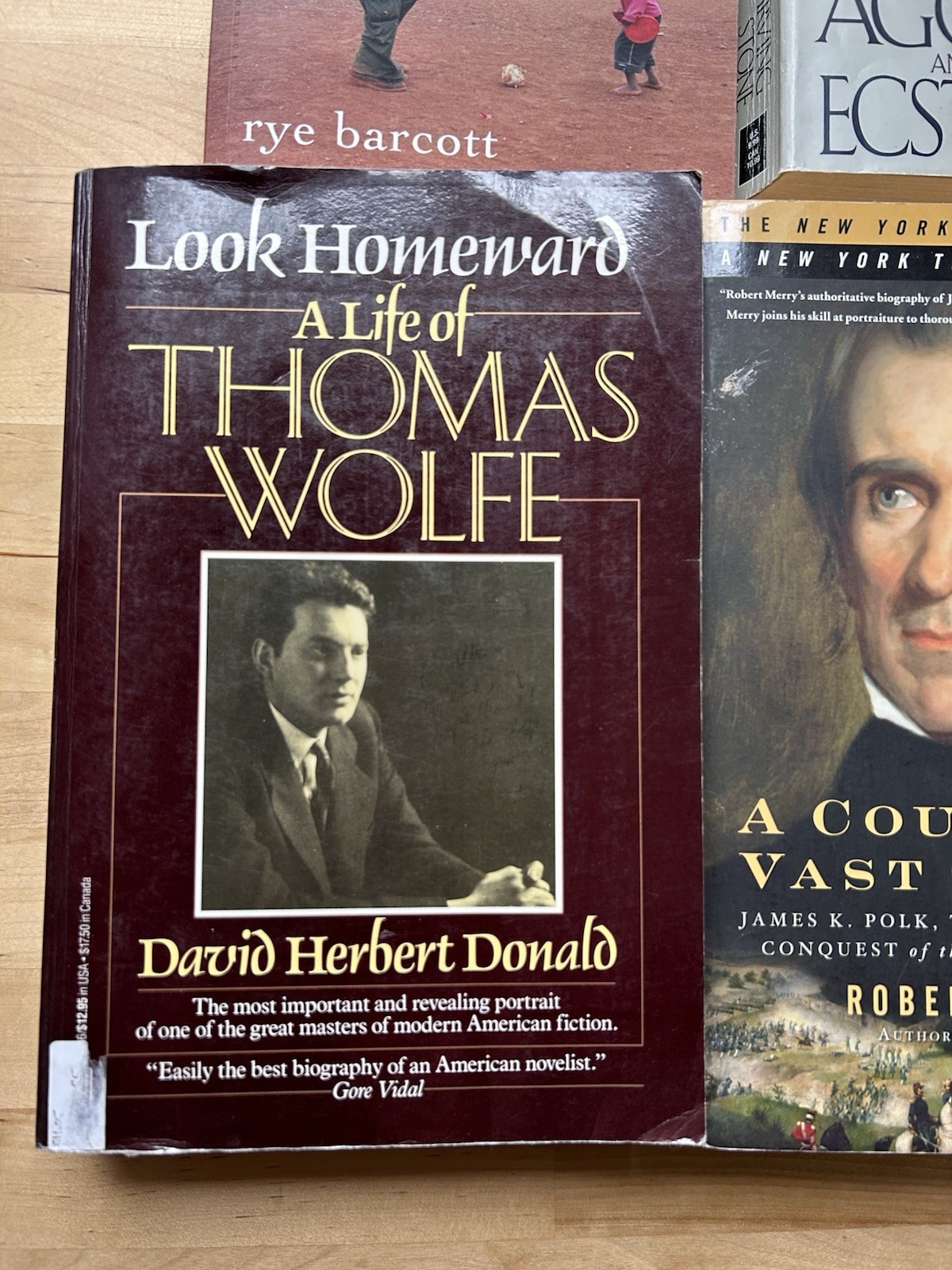 Lot of 4 Biography Paperback Books Various Authors Titles & Subjects