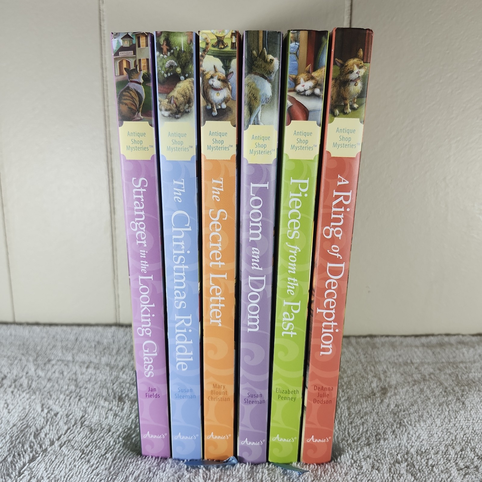 Annie’s Antique Shop Mysteries – Lot Of 6 Hardcover Books – Great Condition
