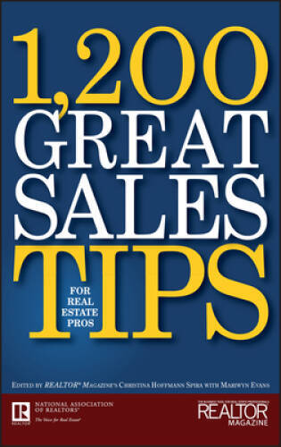 1,200 Great Sales Tips for Real Estate Professionals – Hardcover – VERY GOOD