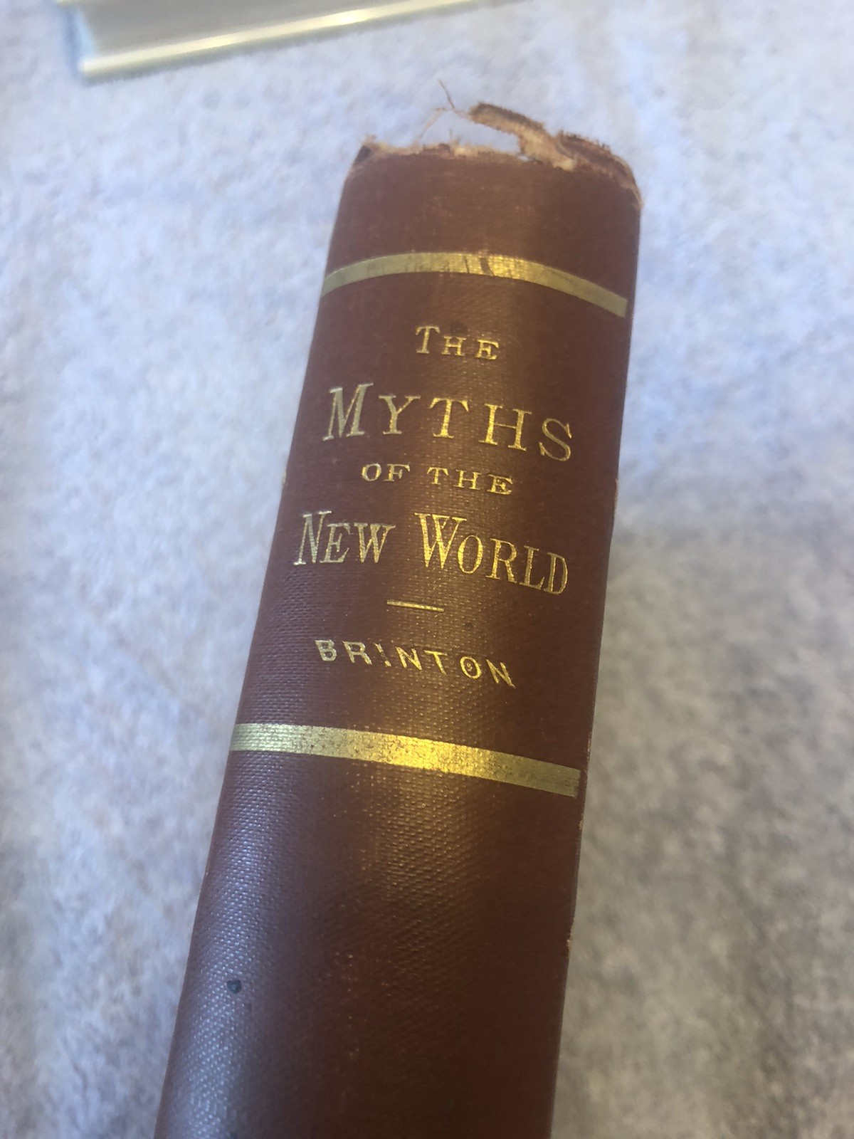 1876 The Myths of the New World Daniel G. Brinton 2nd Edition