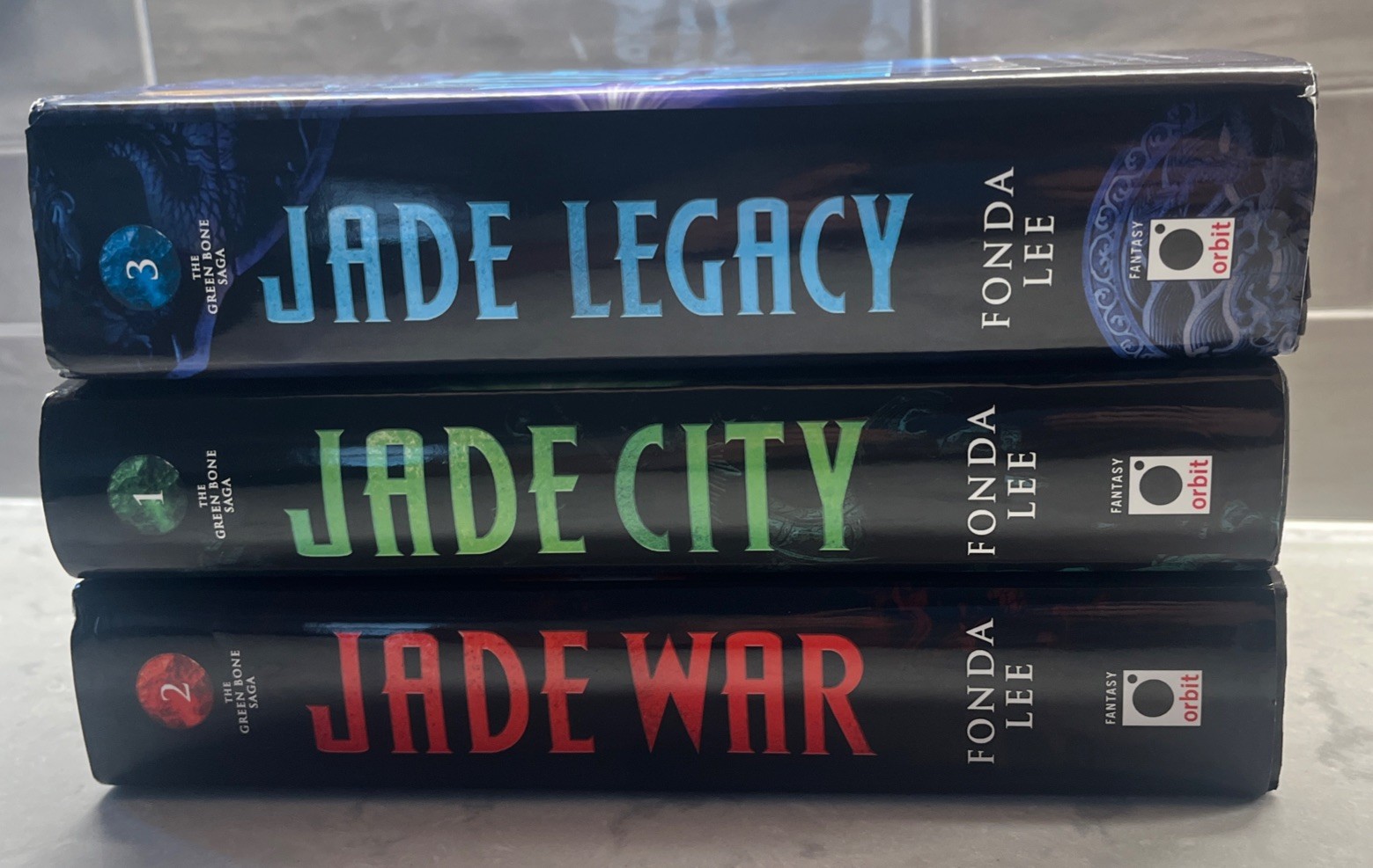 Jade City + Jade War + Jade Legacy by Fonda Lee Hardcover Book Lot Of 3 English