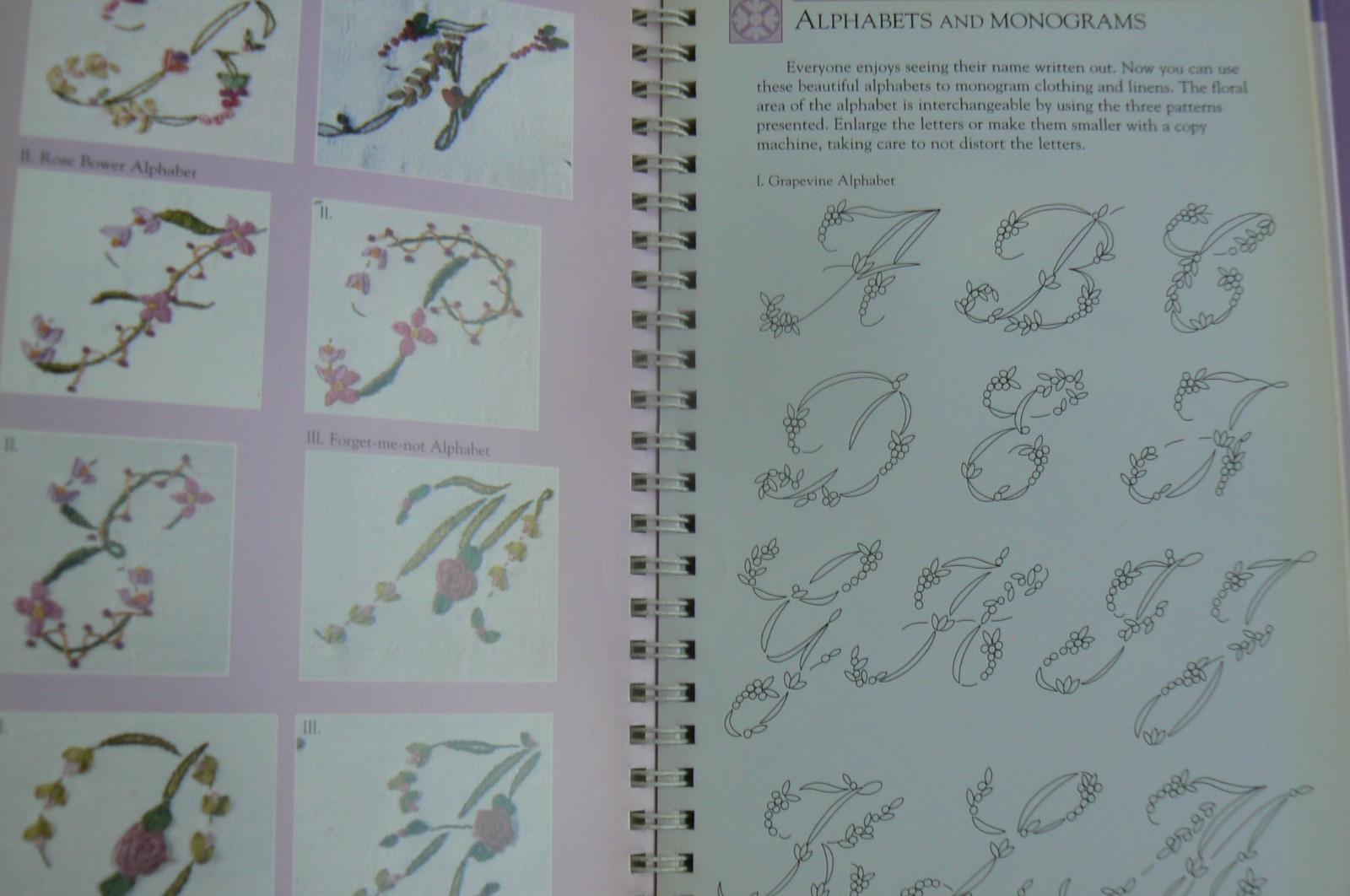 FLORAL STITCHES, illustrated guide, Judith Baker Montano,spiral HC LN!