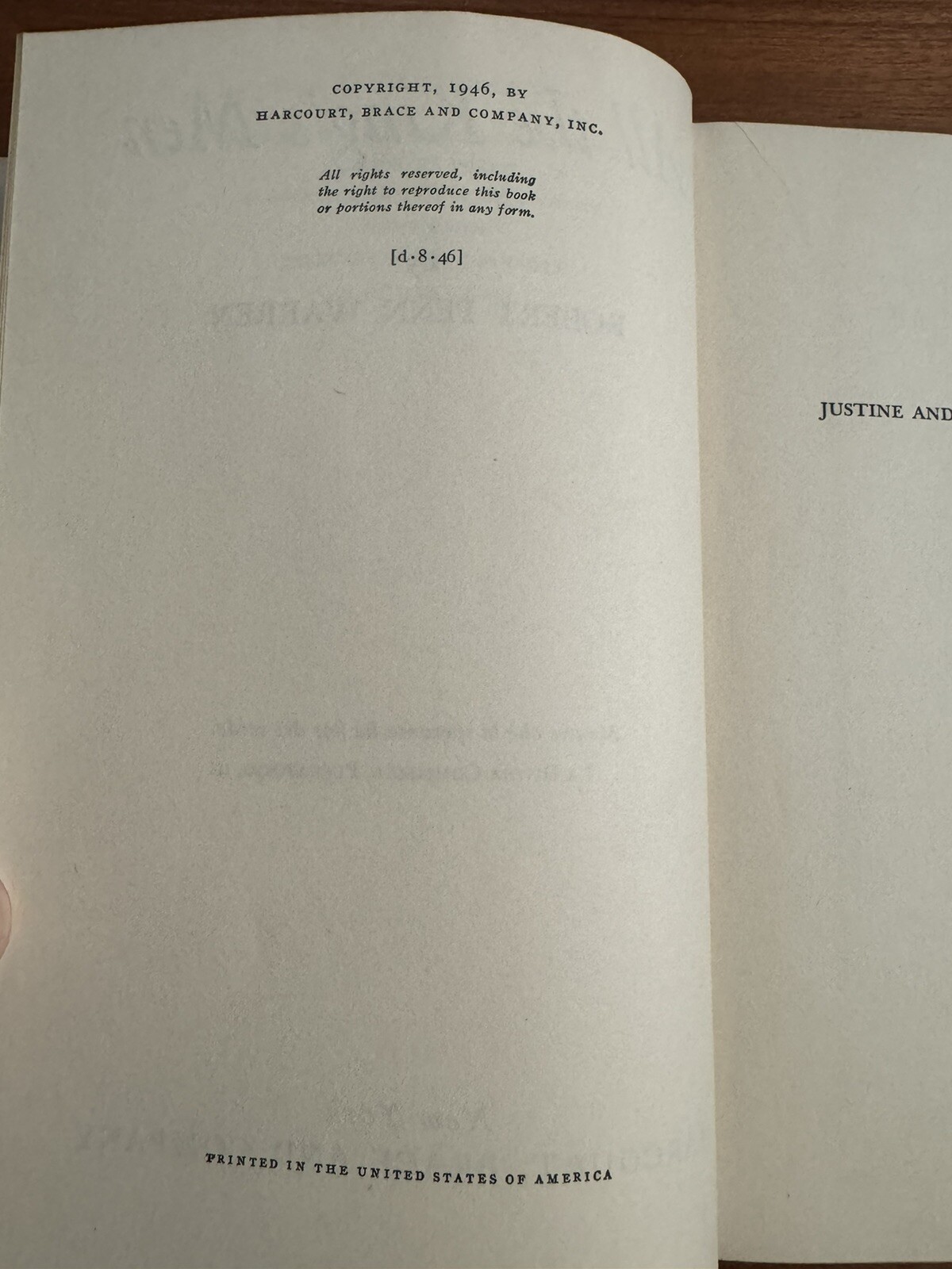 All the Kings Men by Robert Penn Warren 1946 Harcourt Brace and Company HC DJ