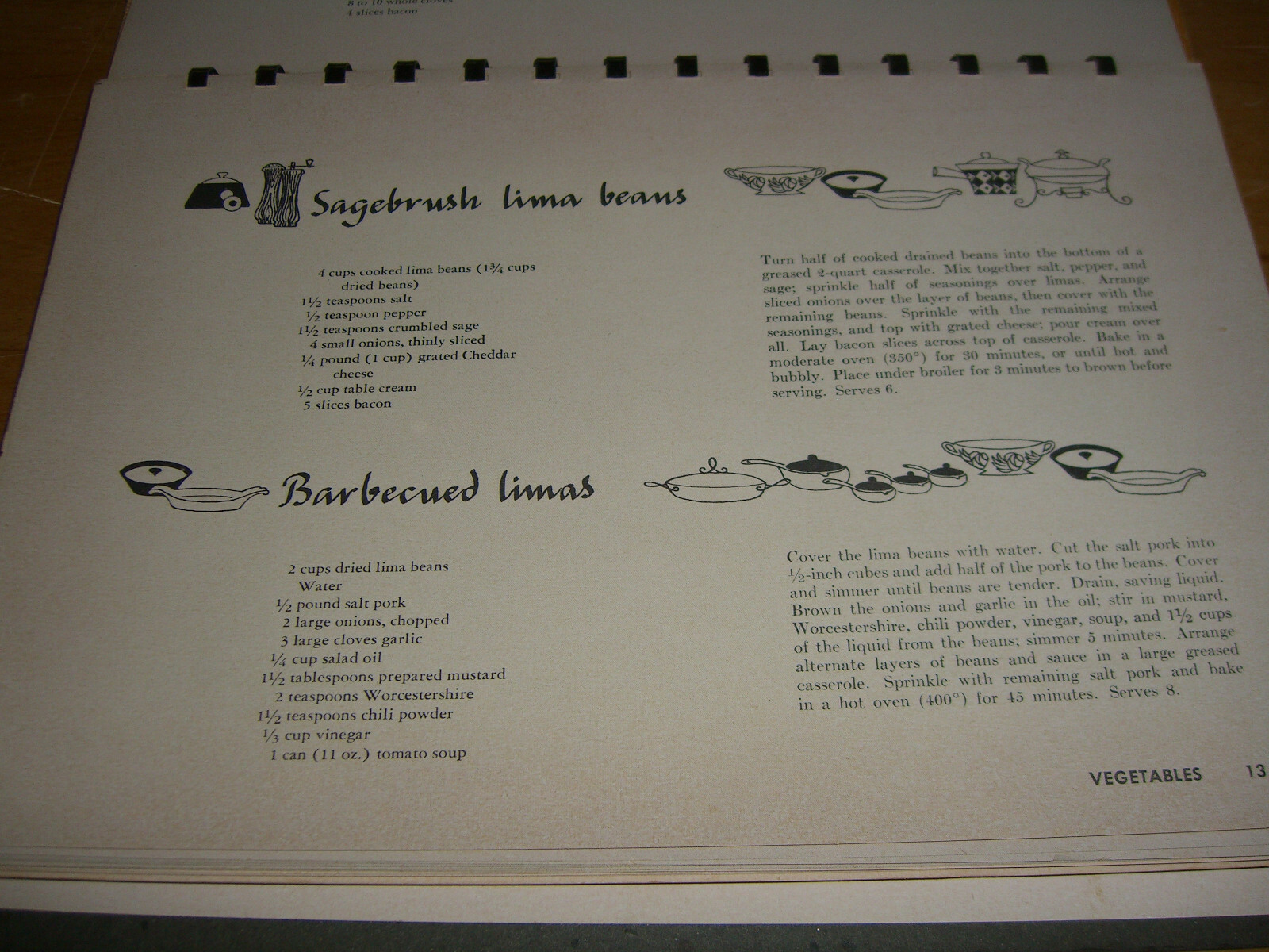 Cooking With Casseroles Cookbook by Sunset Magazine HC 1959