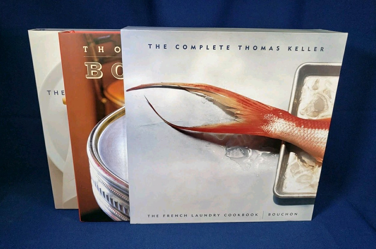 The Complete Thomas Keller: The French Laundry Cookbook & Bouchon EXCELLENT COND