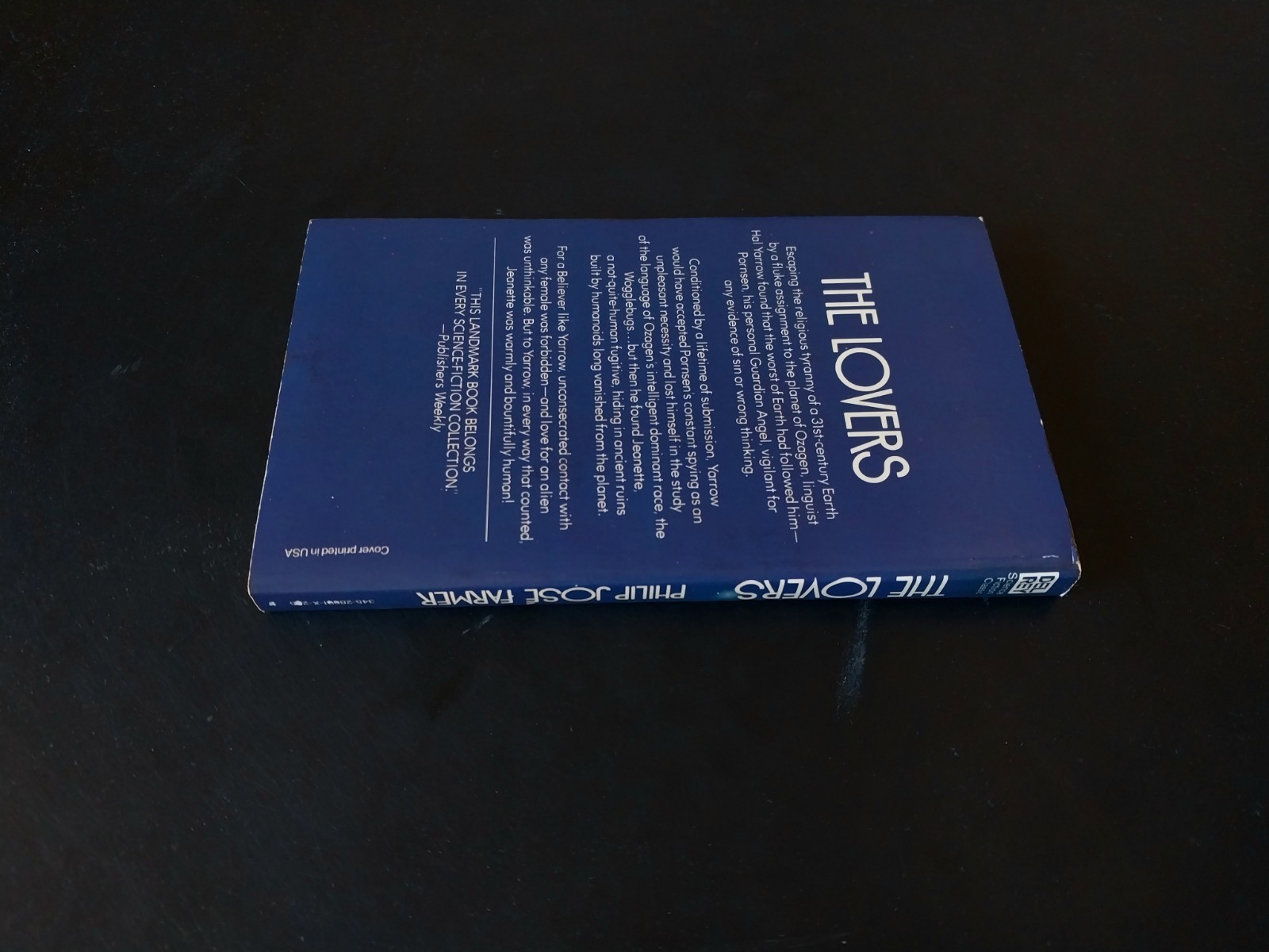 Philip Jose Farmer – The Lovers – Ballantine Books 1980