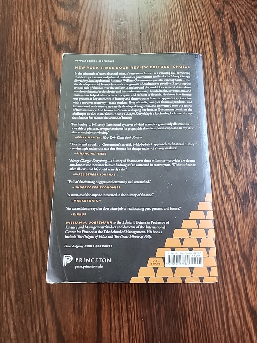 Money Changes Everything: How Finance Made Civilization Possible by Goetzmann
