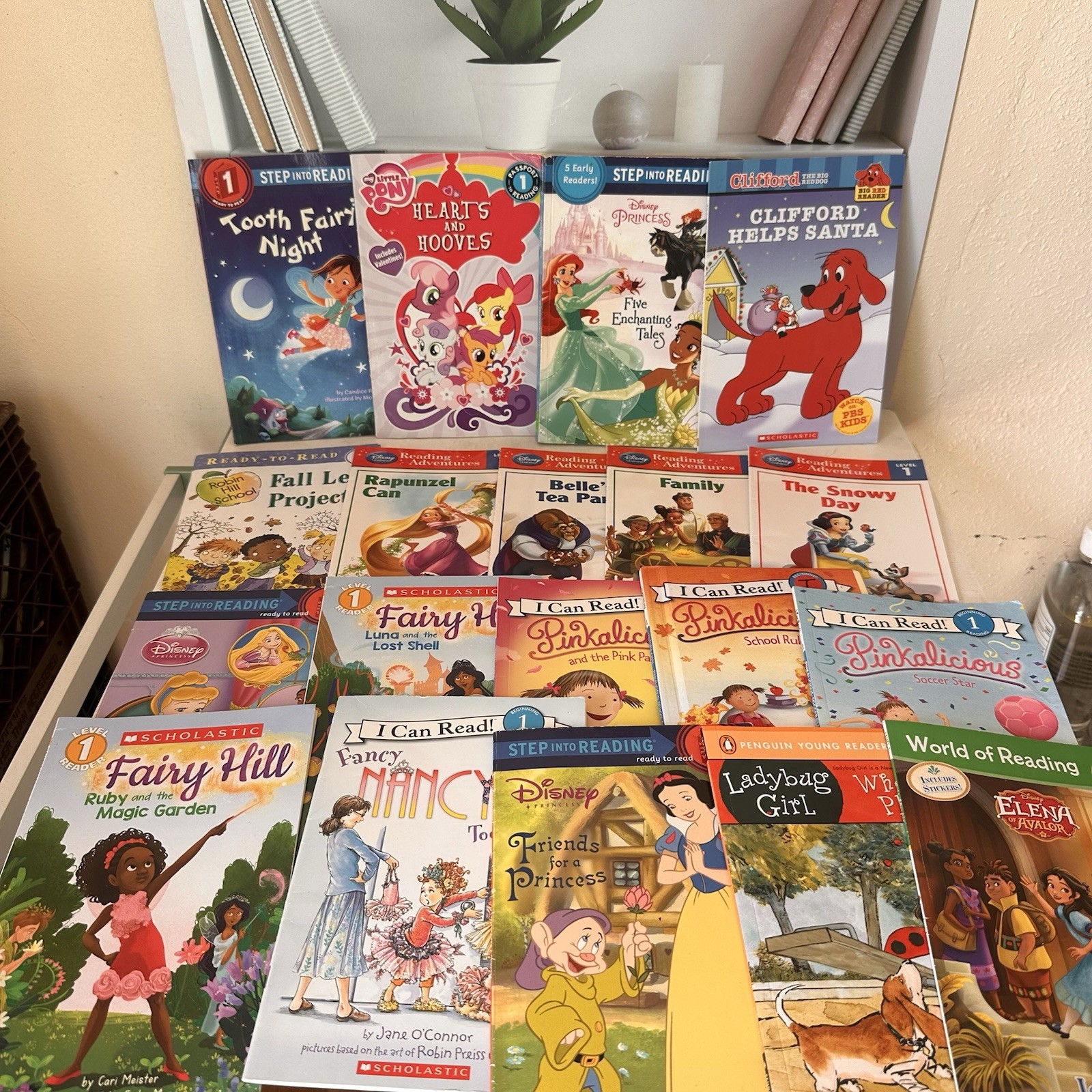 Lot of 19 My First Ready to-I Can Read-Step into Reading-Learn Read Books (384)