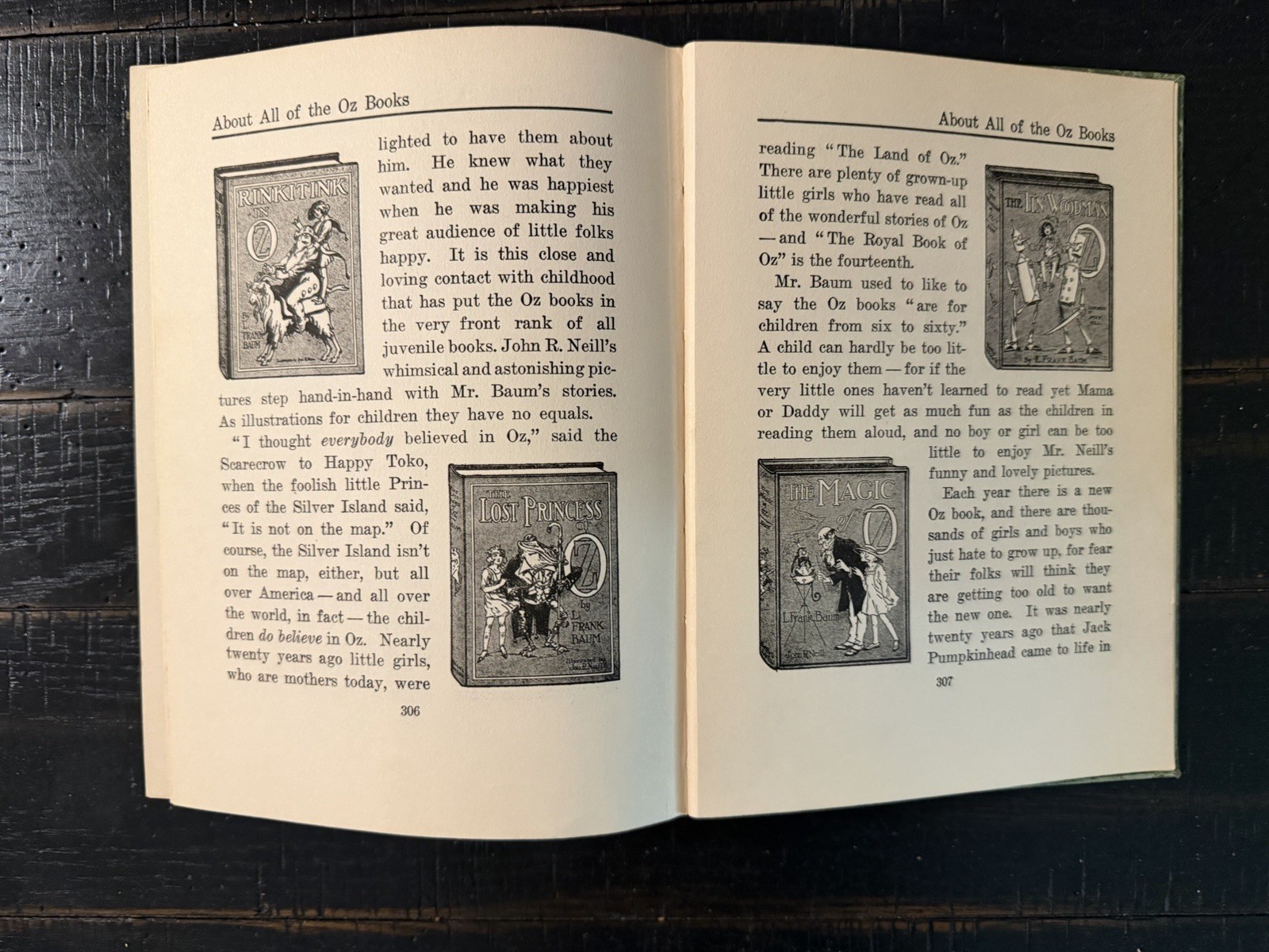 L. Frank Baum The Royal Book of Oz Hardcover Illustrated Reilly & Lee 1921