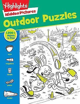 Outdoor Puzzles: Outdoor Activity Book Featuring Forests, Parks and More,…