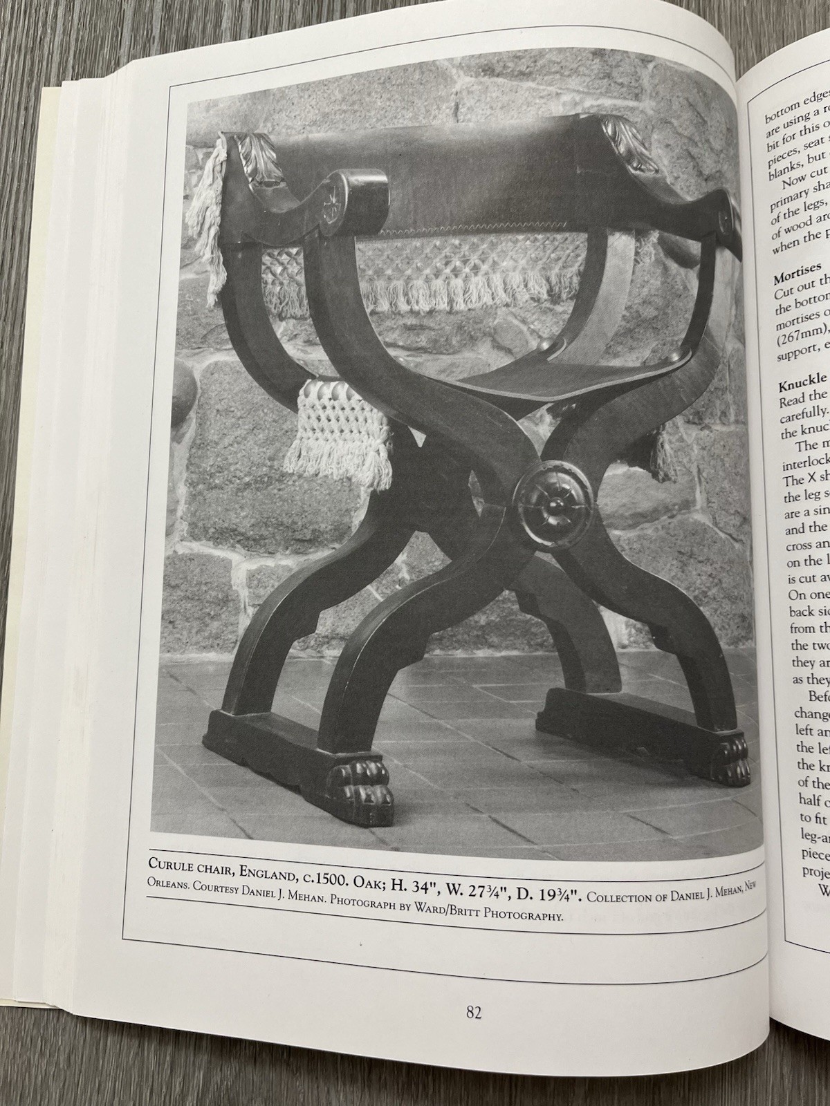Constructing Medieval Furniture Plans & Instructions w/Historical Notes Diehl VG
