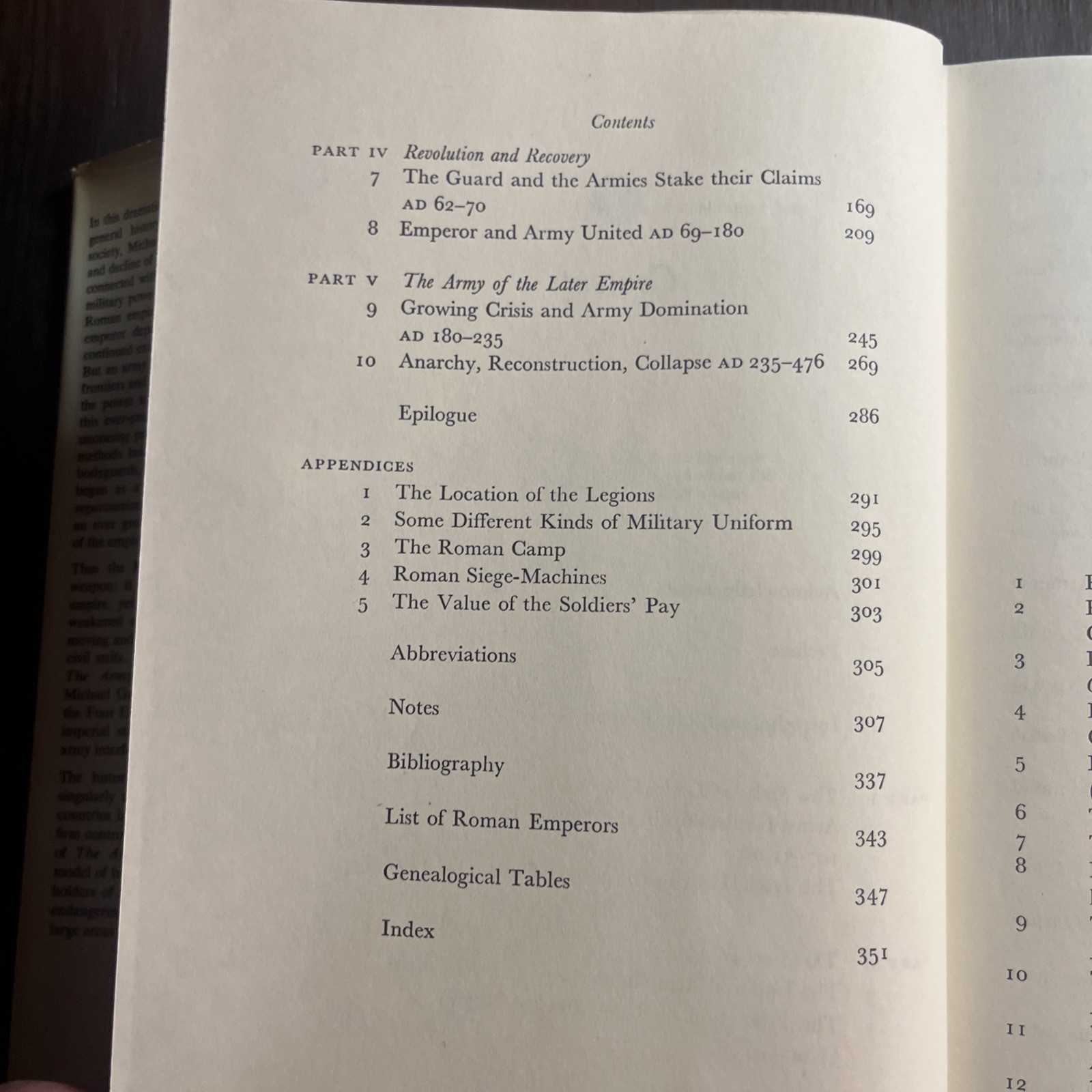 The Army of the Caesars Hardcover Michael Grant