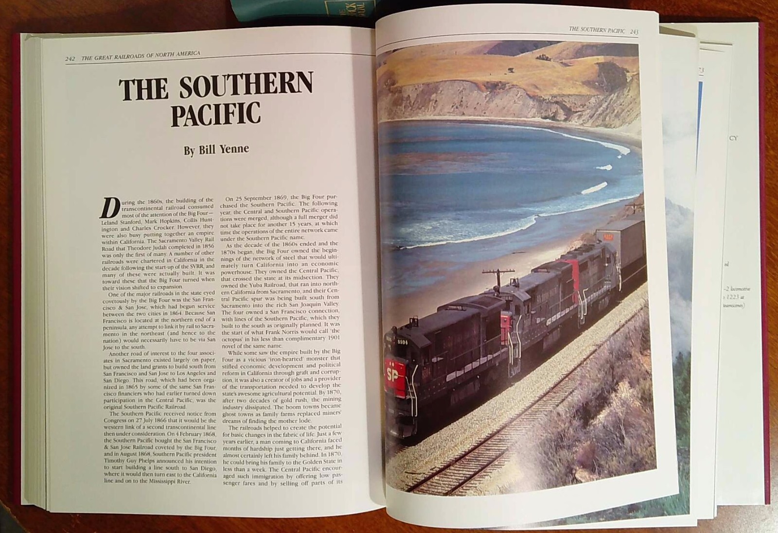 The Great Railroads of North America, Yenne, 1992, HB w DJ VG+++ (A429)