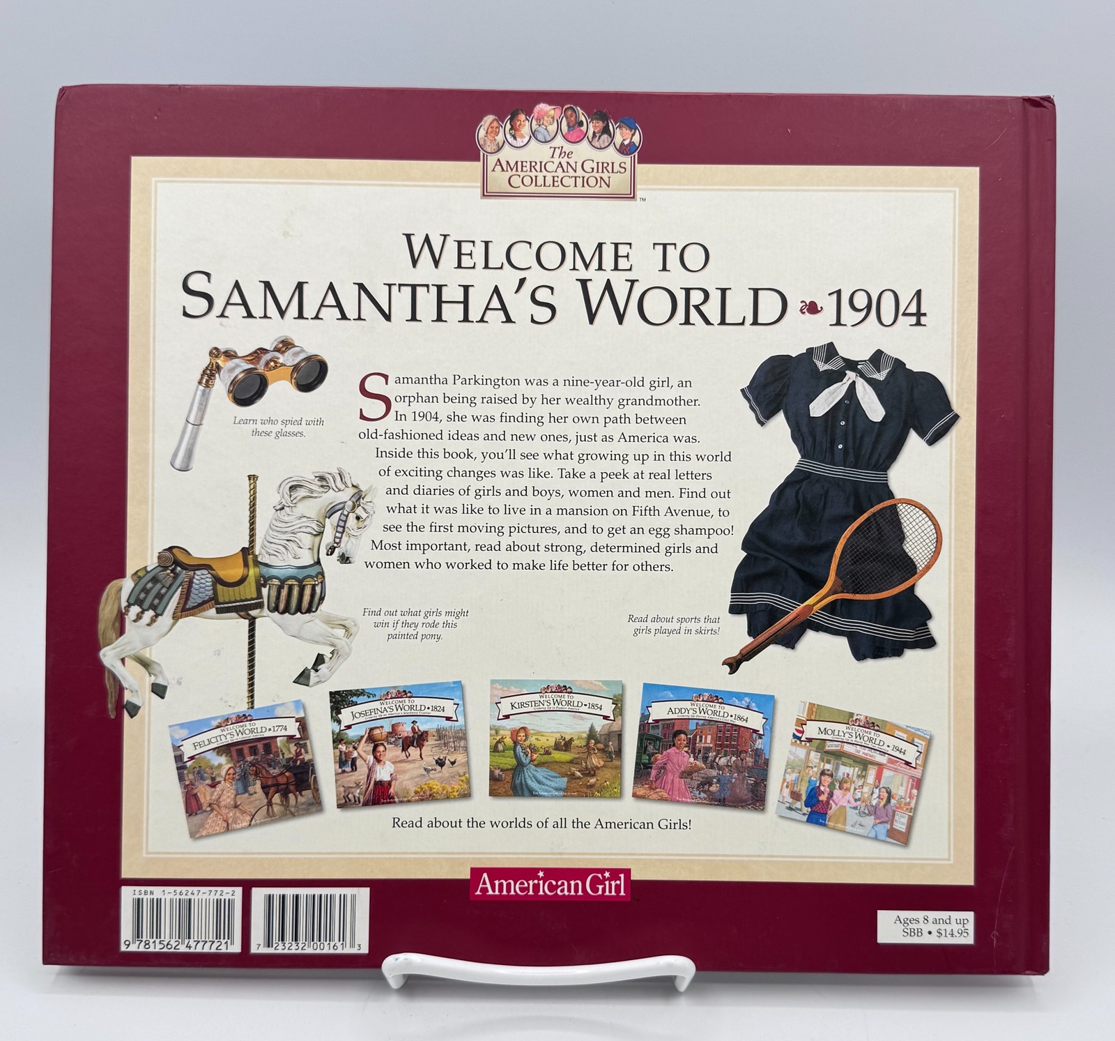 Welcome to Samantha’s World 1904 American Girls Collection Hardcover Book
