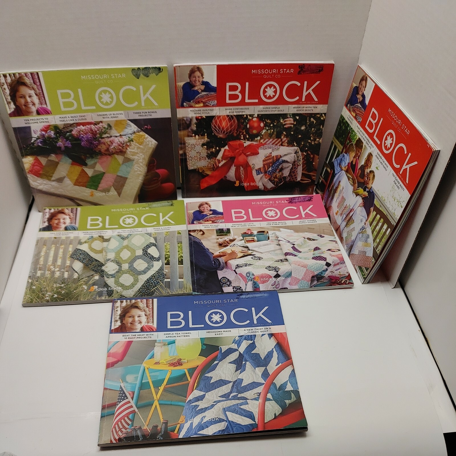 MISSOURI STAR QUILT CO Block Idea Books Vol 1 (2,3,4) Vol 2 (6) Vol 3 (1,3) Lot