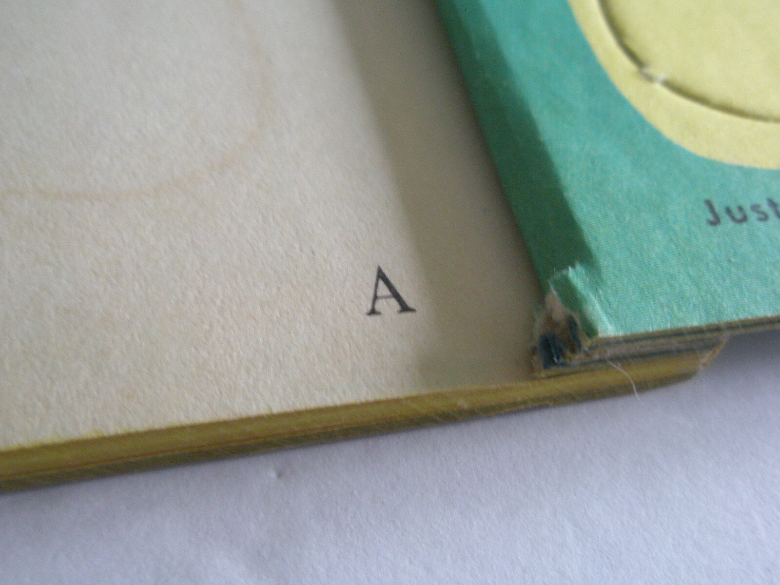 Little Golden Book Jerry At School Complete Puzzle “A” 1st Edition 1950 #94
