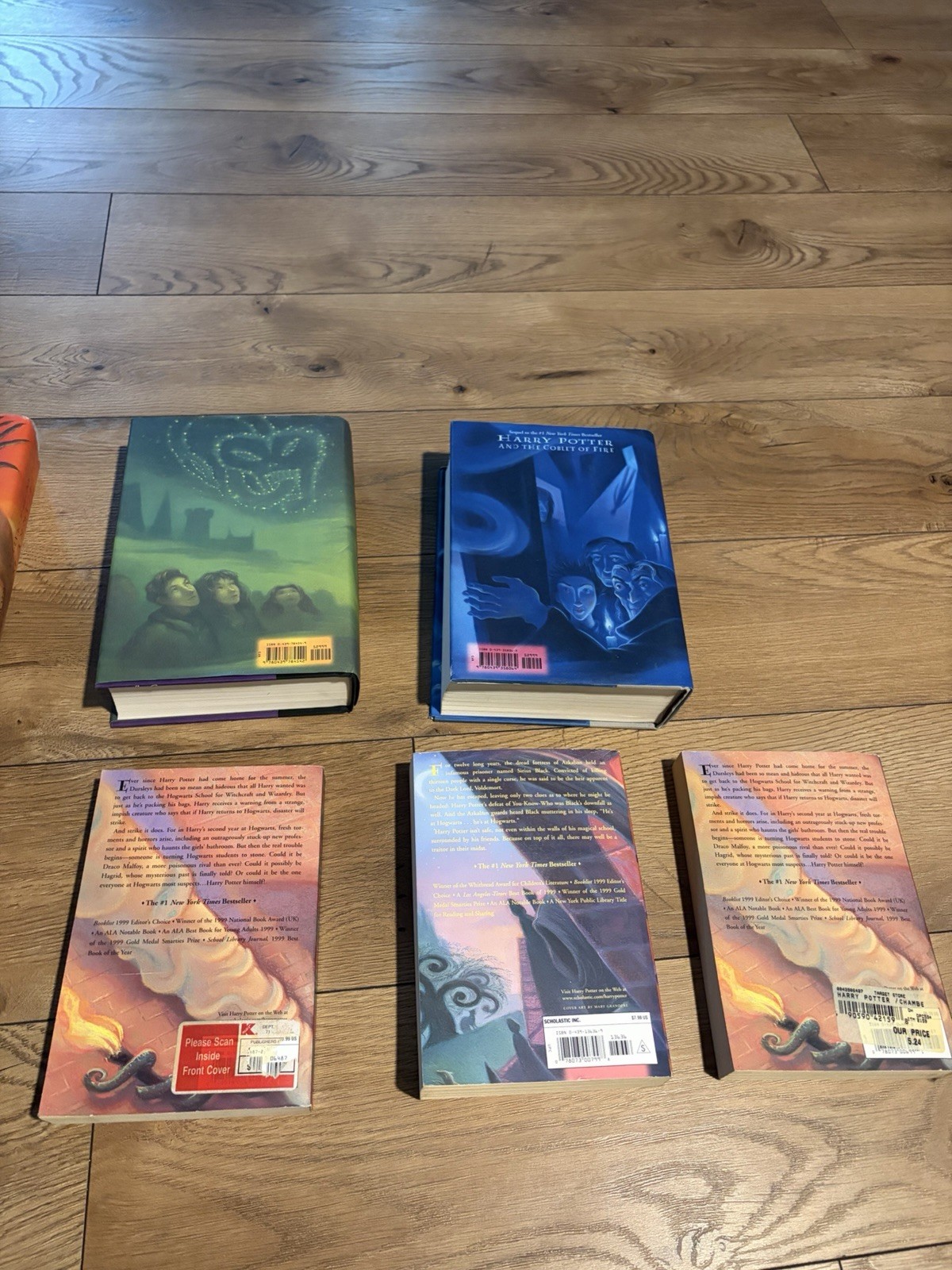 Harry Potter Book Lot three Hardback For Soft Backs ￼￼