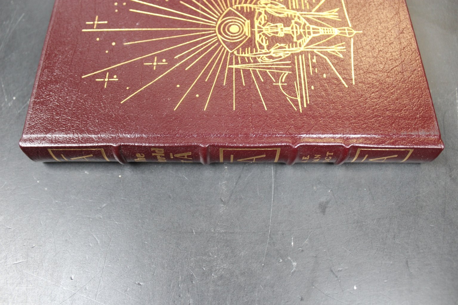 Easton Press THE WORLD OF A by A.E. Van Vogt, Leather Collectors Edition, 1988