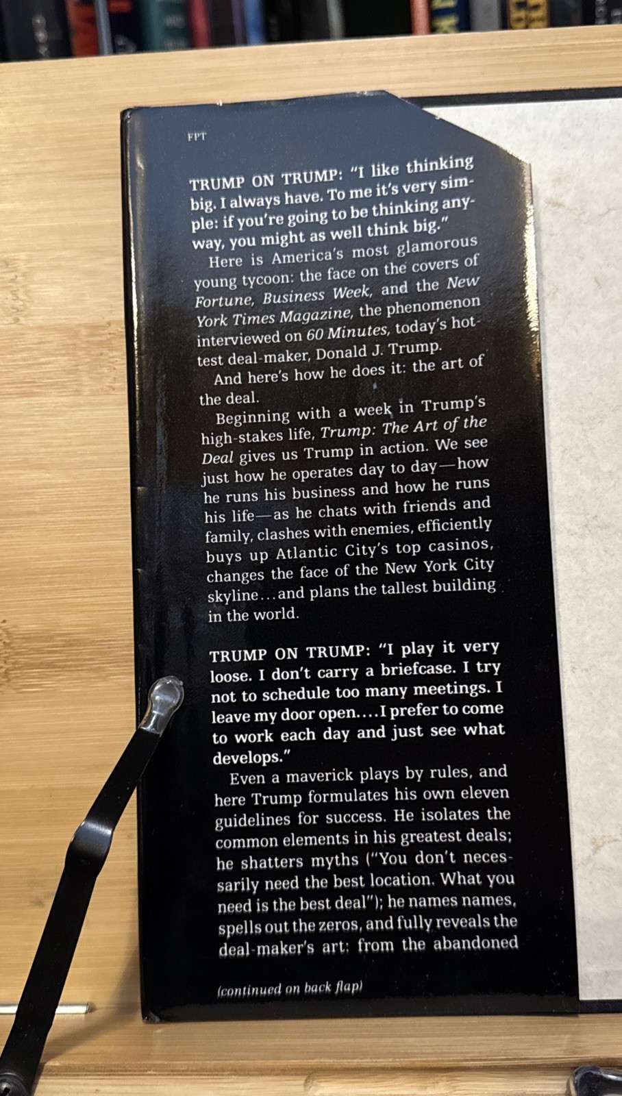 The Art of the Deal – Donald Trump (1987, Hardcover) First Edition/4th Print, G