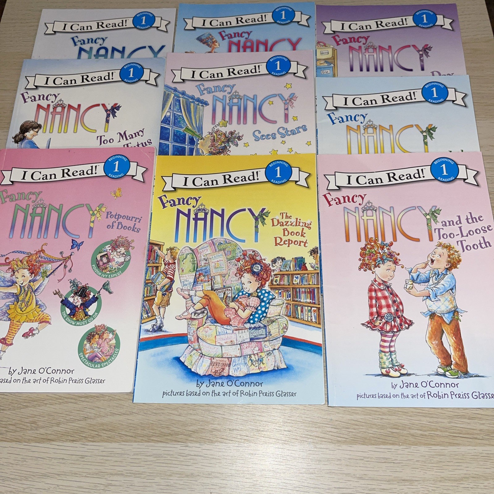 Fancy Nancy I Can Read Phonics Kids Books Lot 9