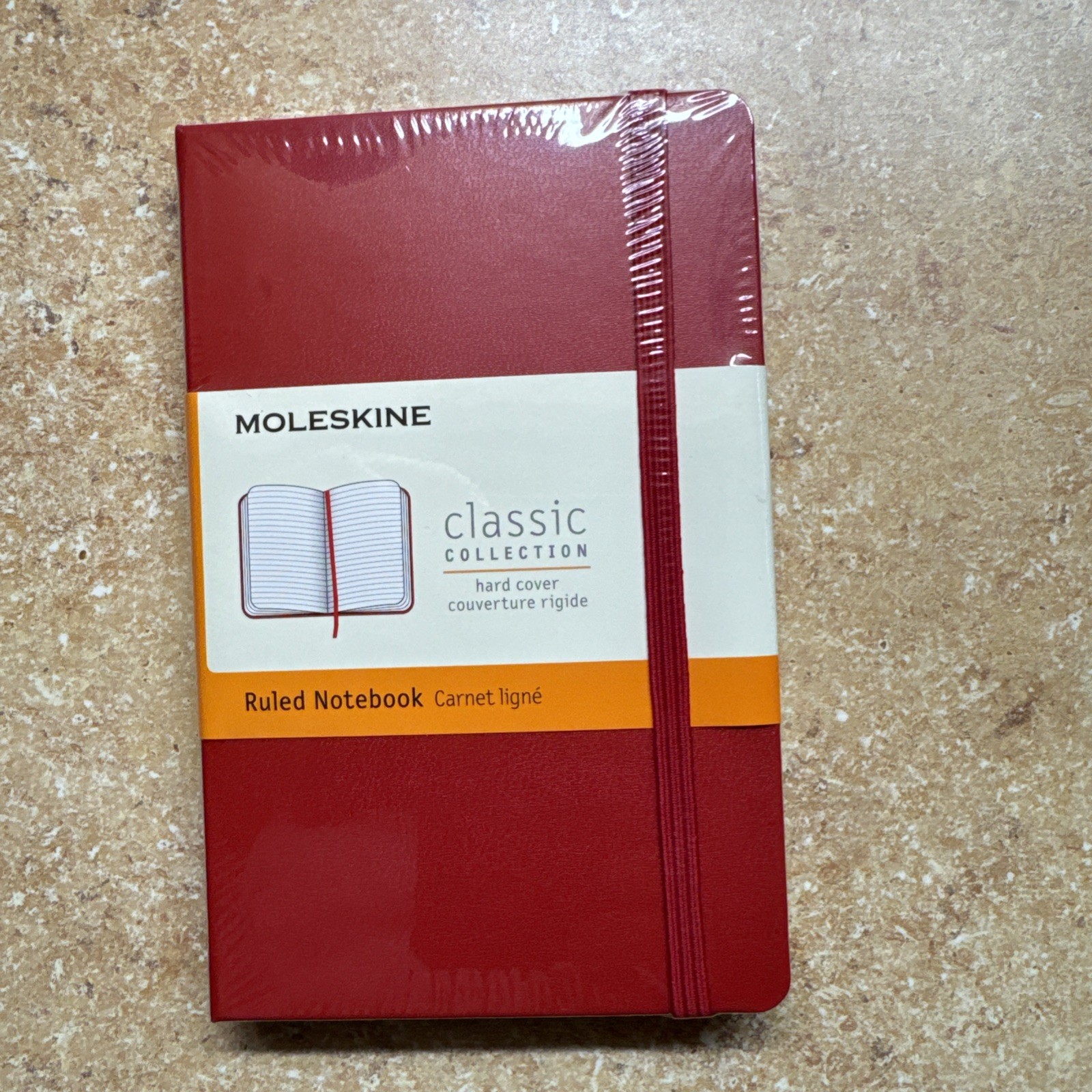 Moleskine Ruled Notebook, Hard Cover, 3.5″ x 5.5″ 192 Lined Pages Red