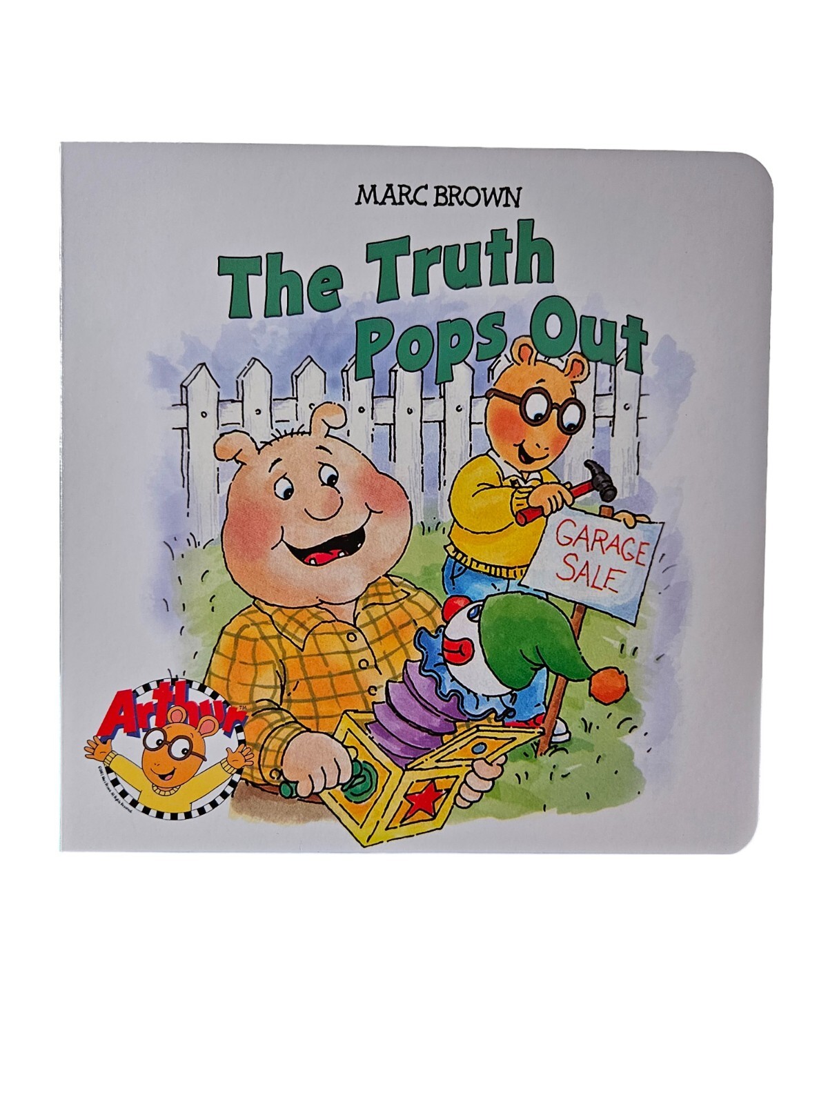 PBS Kids Dreamtivity Arthur Board Book – New – The Truth Pops Out by Marc Brown