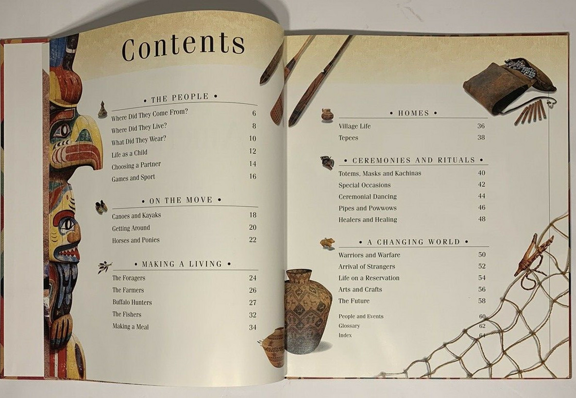 Nature Company Discoveries Library: Native Americans Judith Simpson Hardcover