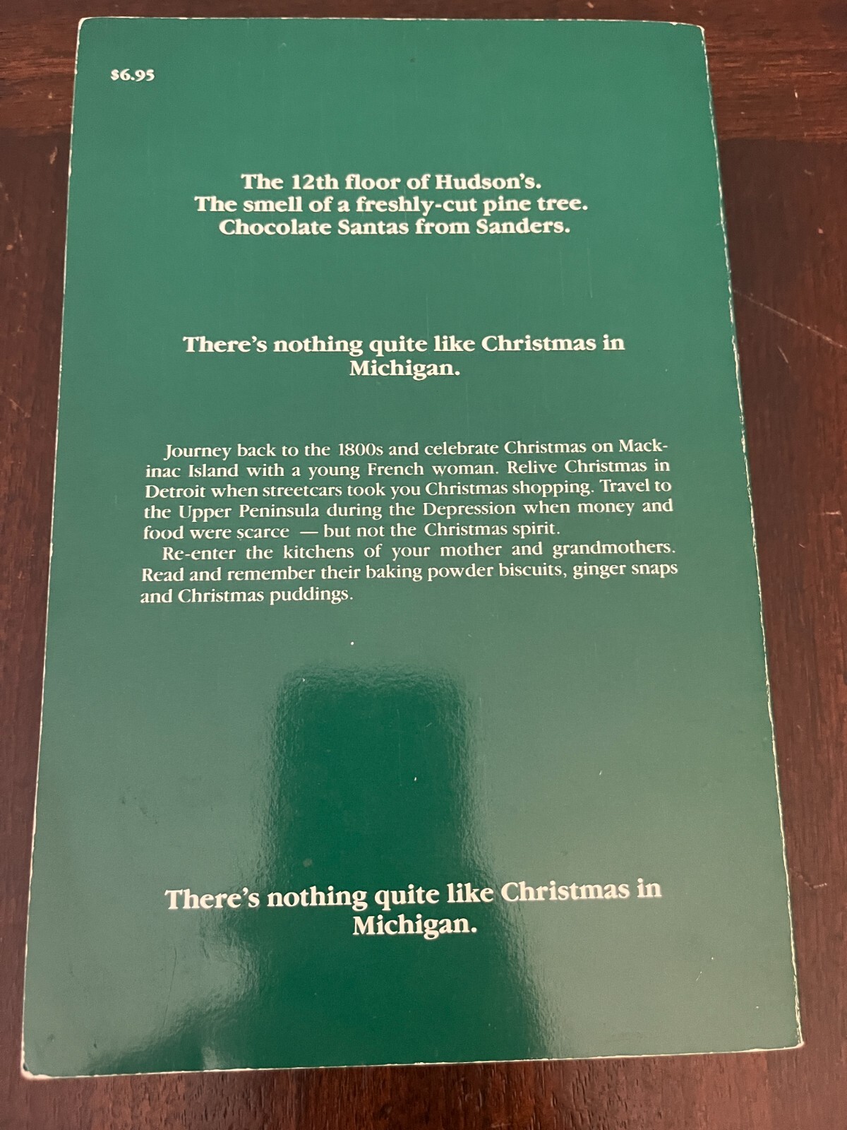 Christmas in Michigan: Tales & Recipes-Carole Eberly 1987, Paperback VG vintage