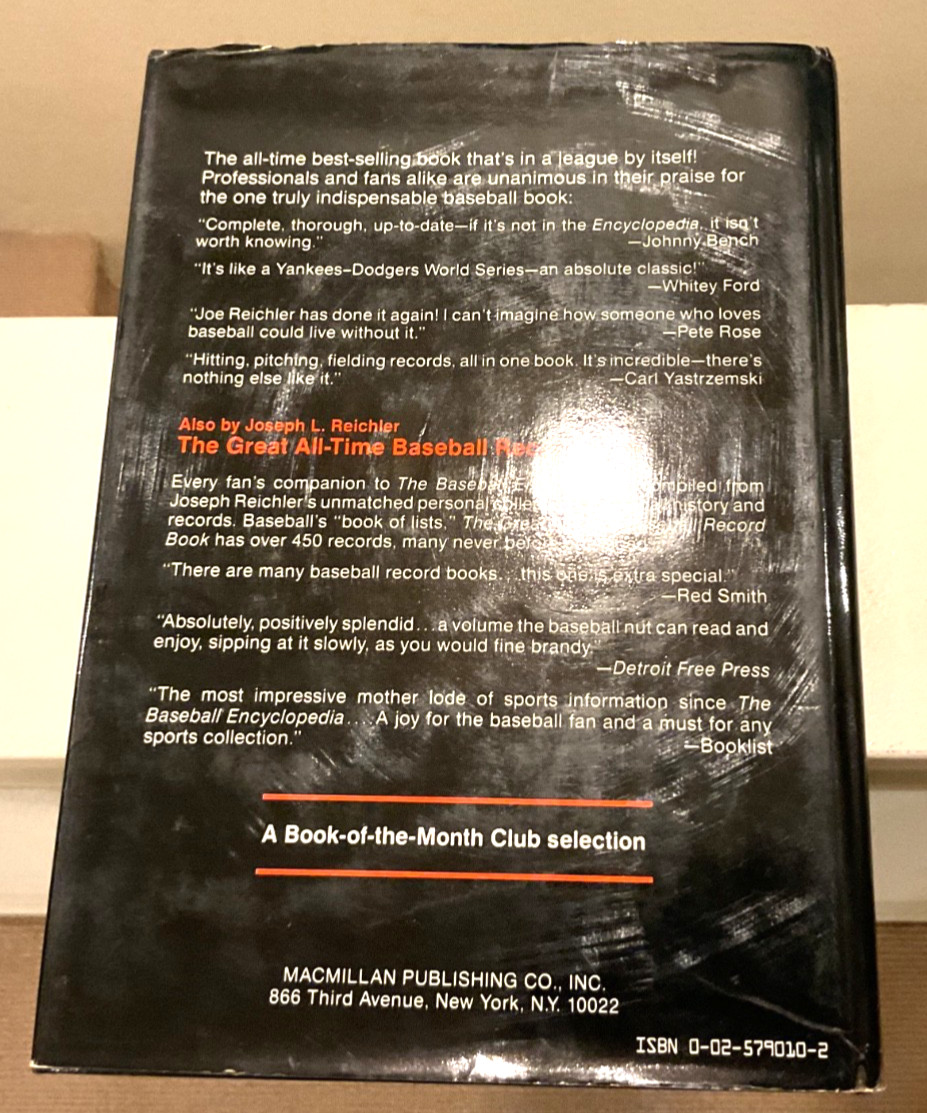 The Baseball Encyclopedia – Complete and Official Record of MLB (1982 edition)