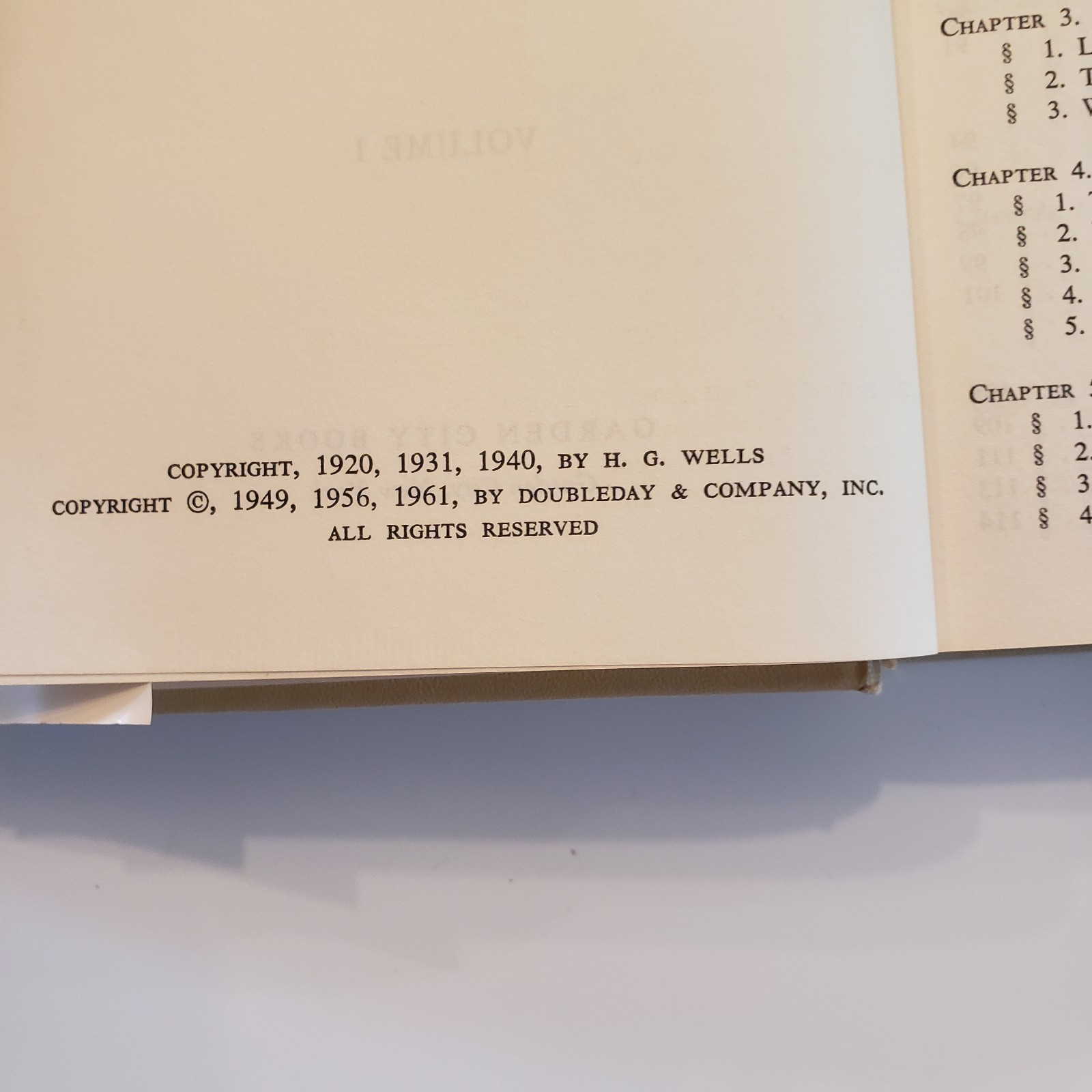 The Outline of History H G Wells Hardcover 1961 Dust Jacker Vol 1 2 Book Set Lot