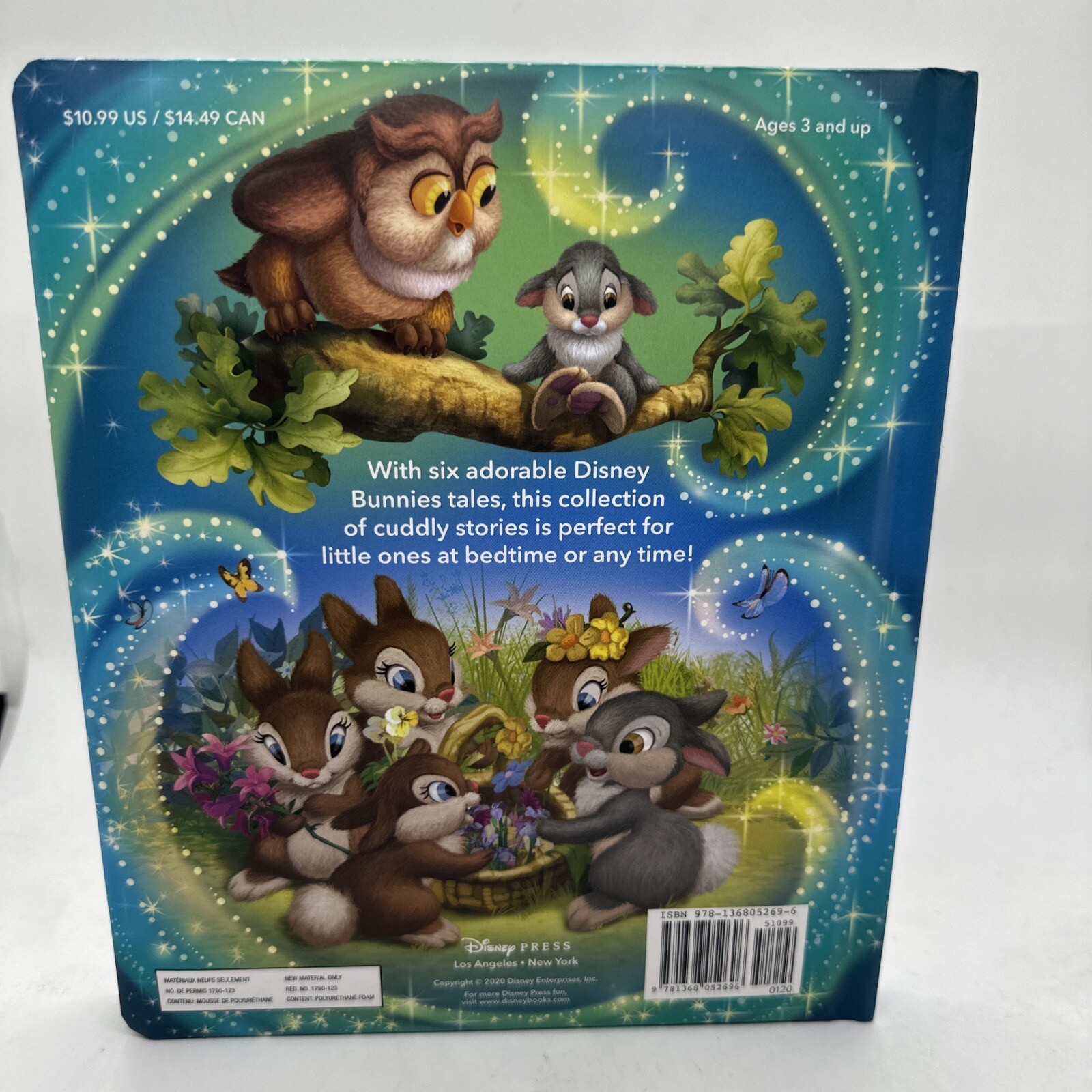 My First Disney Bunnies Bedtime Storybook Disney Press NEW