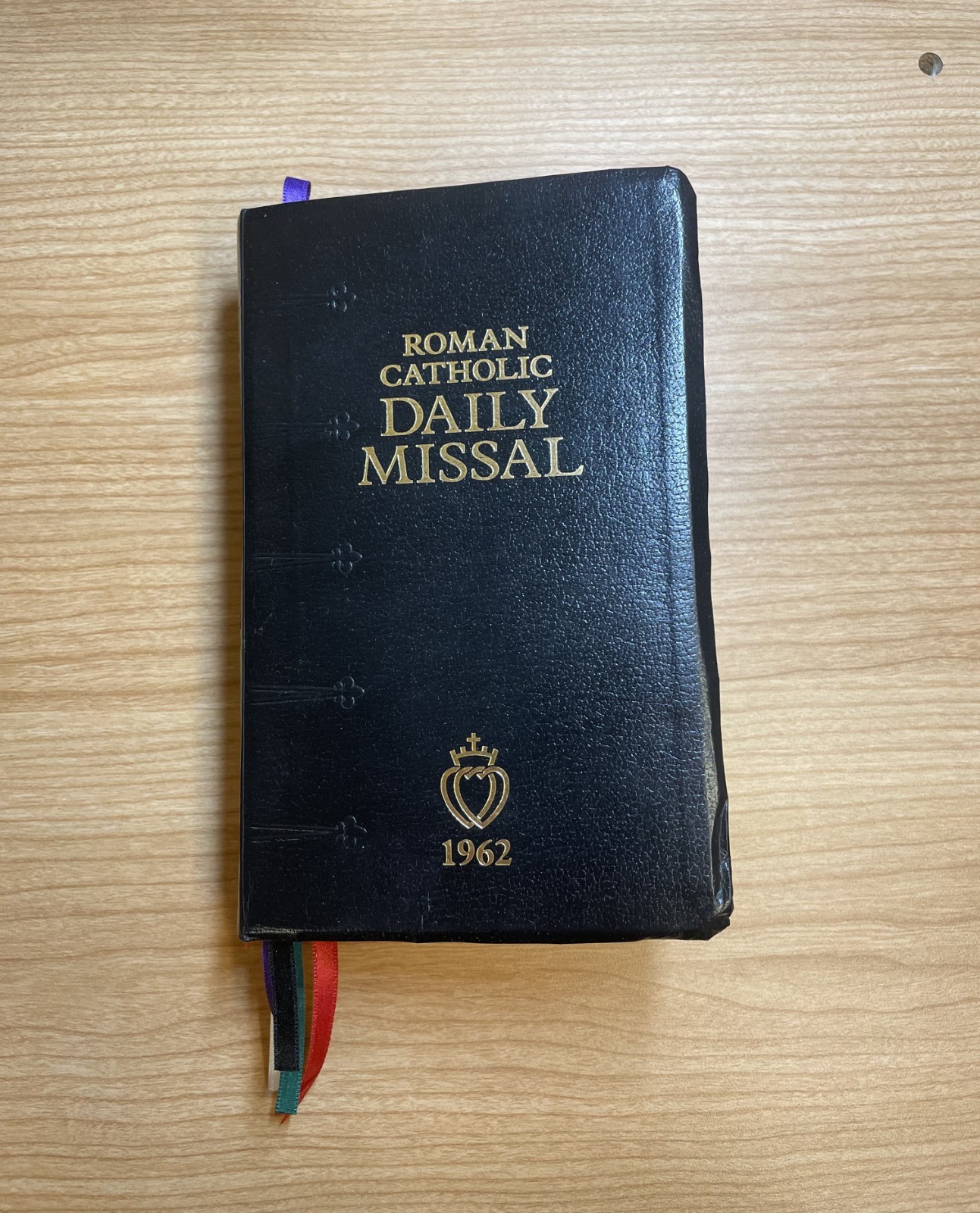 1962 Angelus Press TLM Missal Signed By Raymond Leo Cardinal Burke + Photo