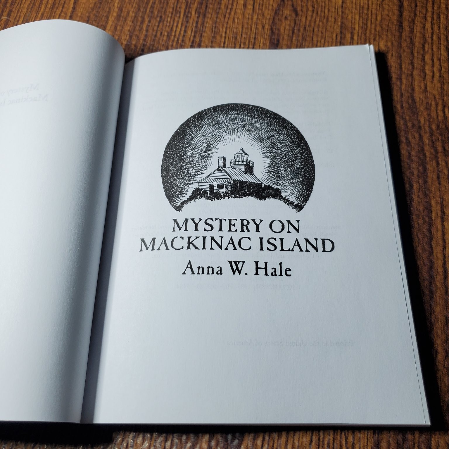 Mystery on Mackinac Island Anna W. Hale 1998 First Edition Children’s Mystery