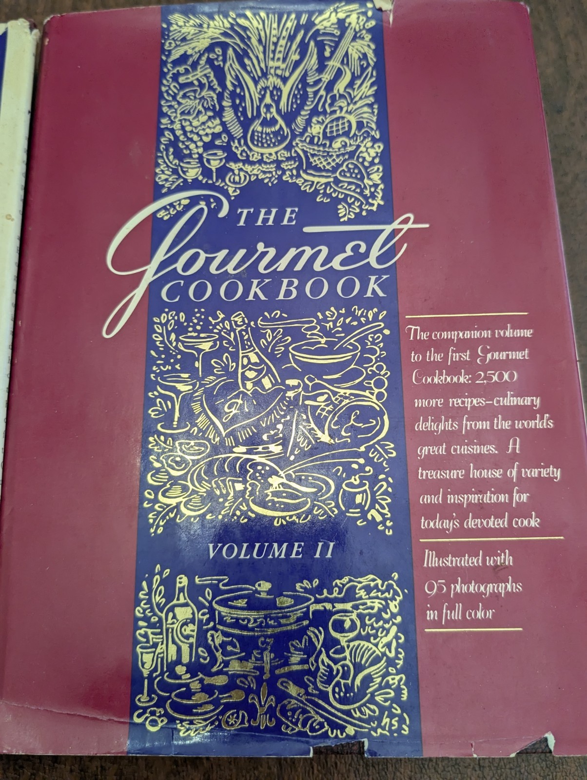 The Gourmet Cookbook Volume 1 & 2 Hardcover Vintage Set Revised 1980s