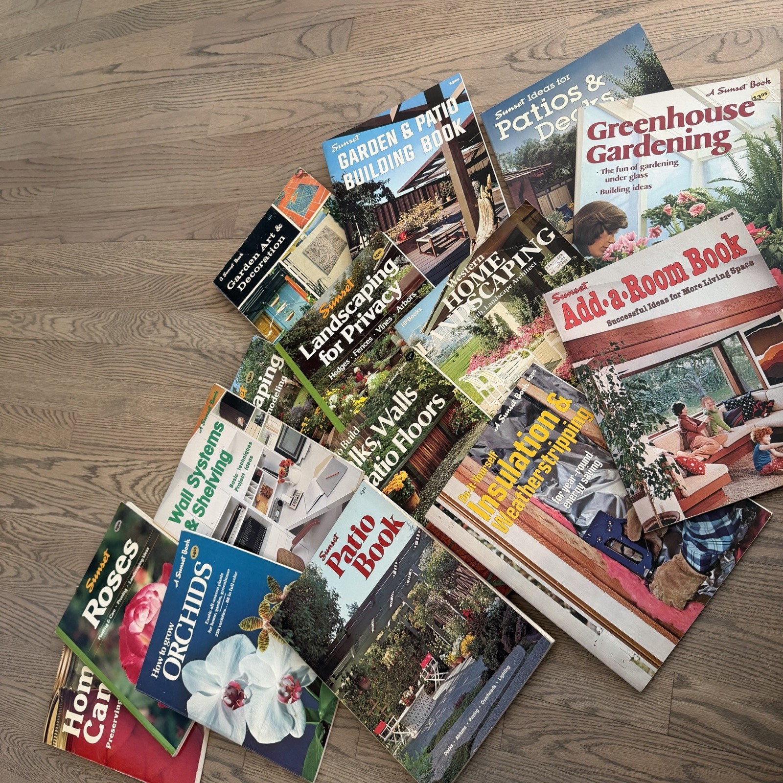 Sunset Magazine Vintage Lot of 15 books Modern Garden Landscape Design Remodel