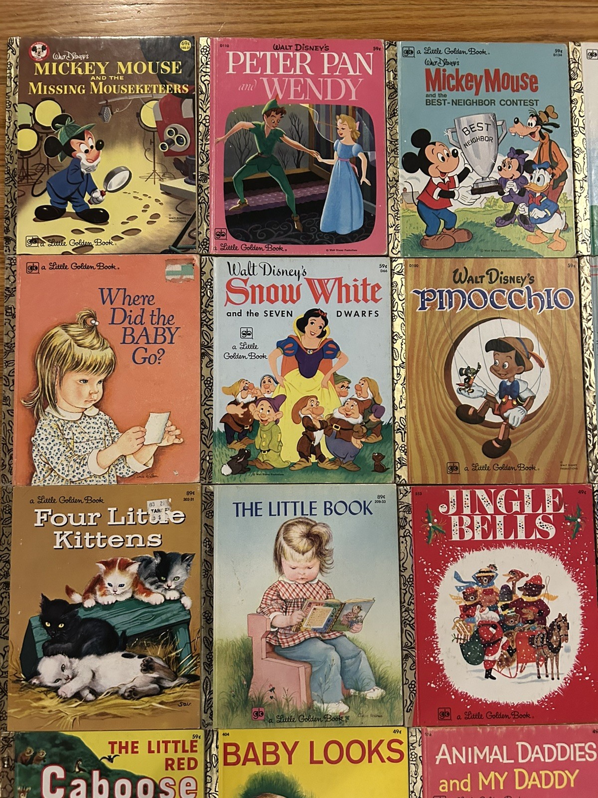 HUGE Little Golden Books Lot Of 146 – VINTAGE 1940’s to 1970’s editions RARE